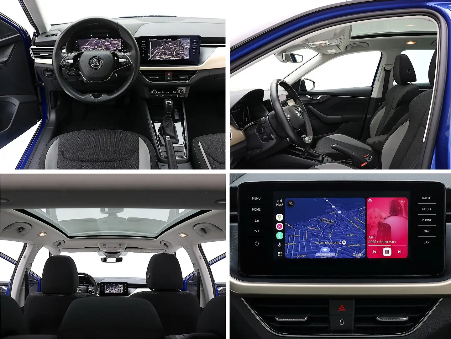 Skoda Kamiq 1.6 TDI SRC DSG Dark Shade✔️TETTO PANORAMICO Negro - 2