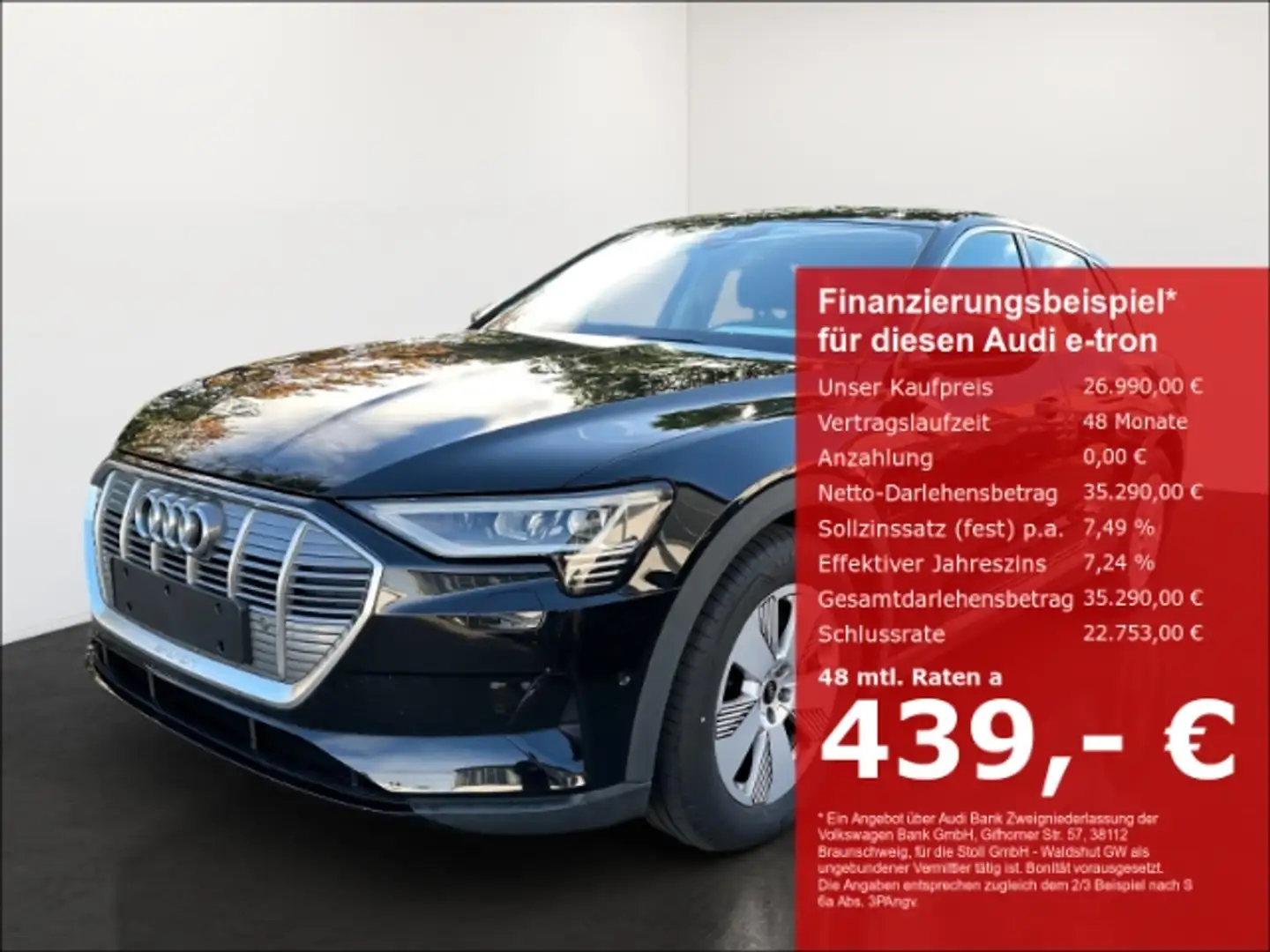 Audi e-tron 50 quattro LED+Virtual Cockpit+Einparkhilfe plus++ Schwarz - 1