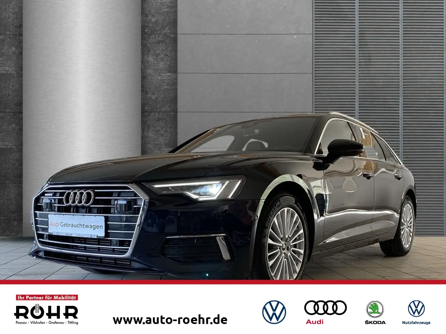 Audi A6 Avant Design (Garantie 03/2028.Pano.Kamera.Matrix. Blauw - 1