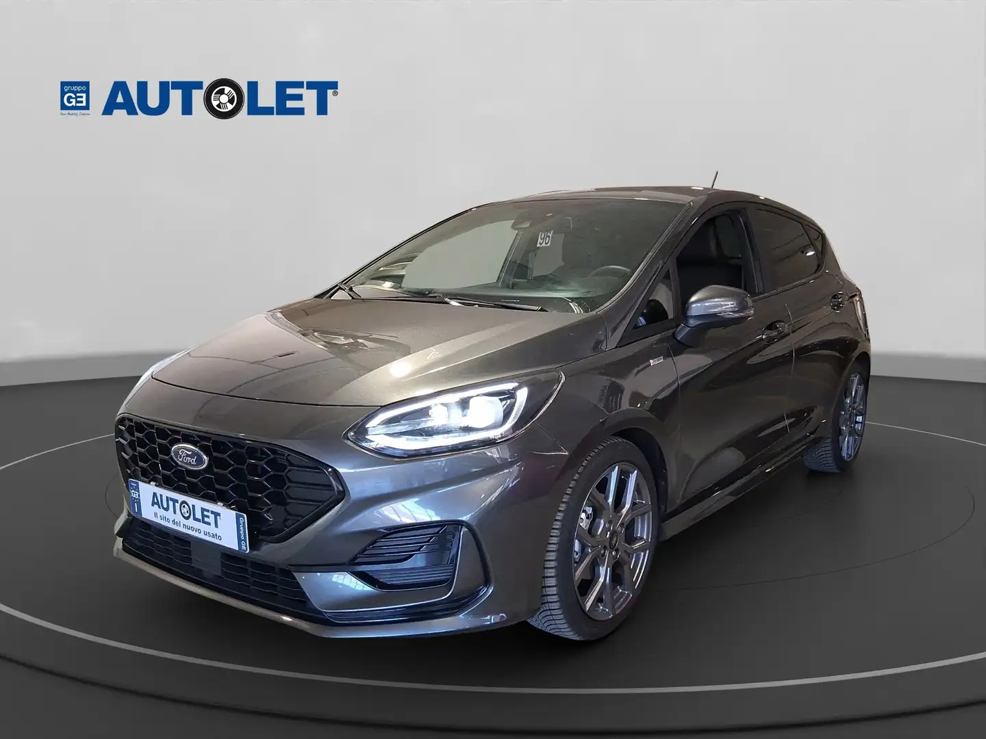 Ford Fiesta Fiesta VII 2022 5p 5p 1.0 ecoboost h ST-Line 125cv Grigio - 1