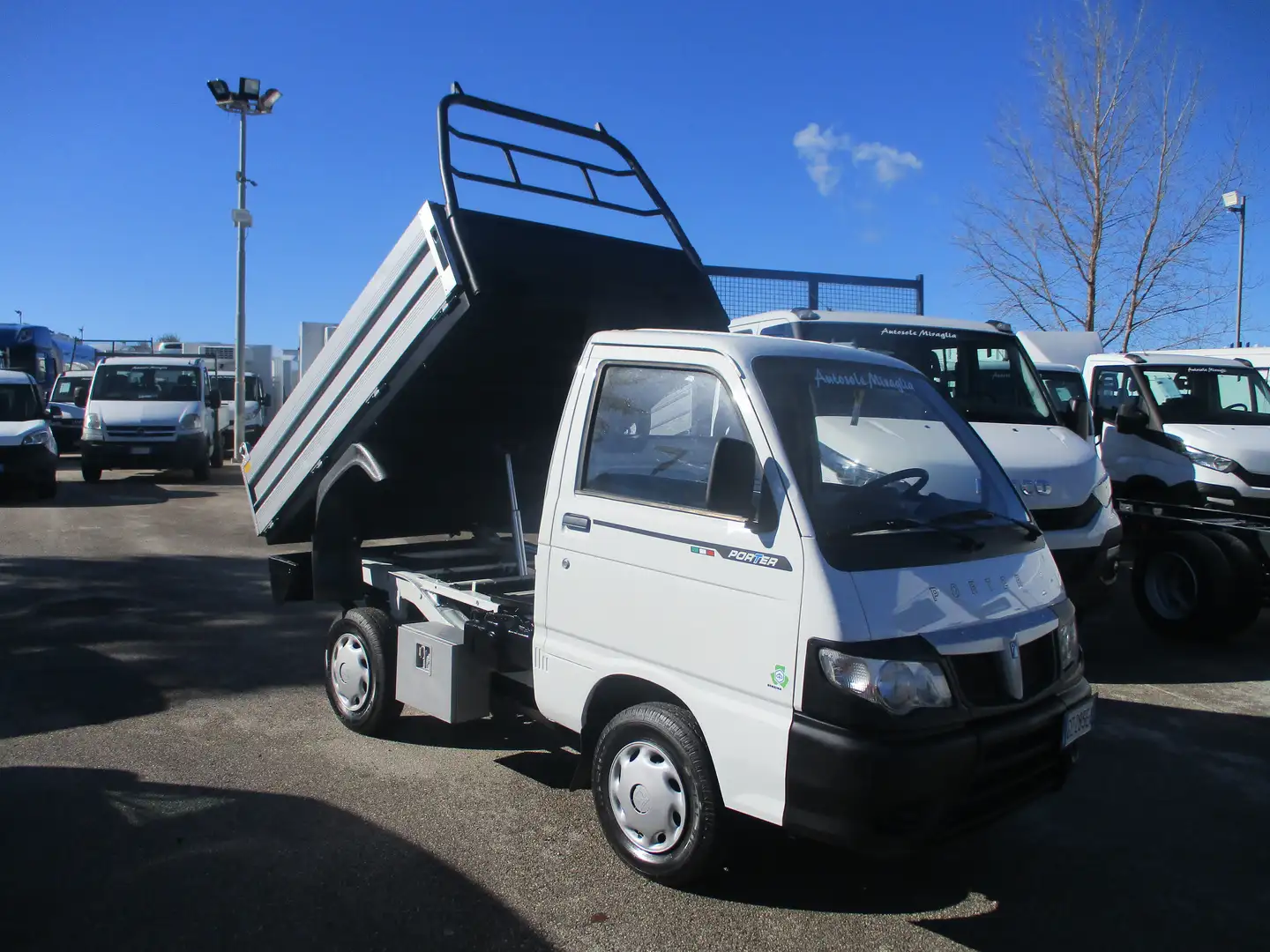Piaggio Porter 1.3 16V GPL DI SERIE RIBALTABILE 4 RUOTE NUOVE Blanc - 1
