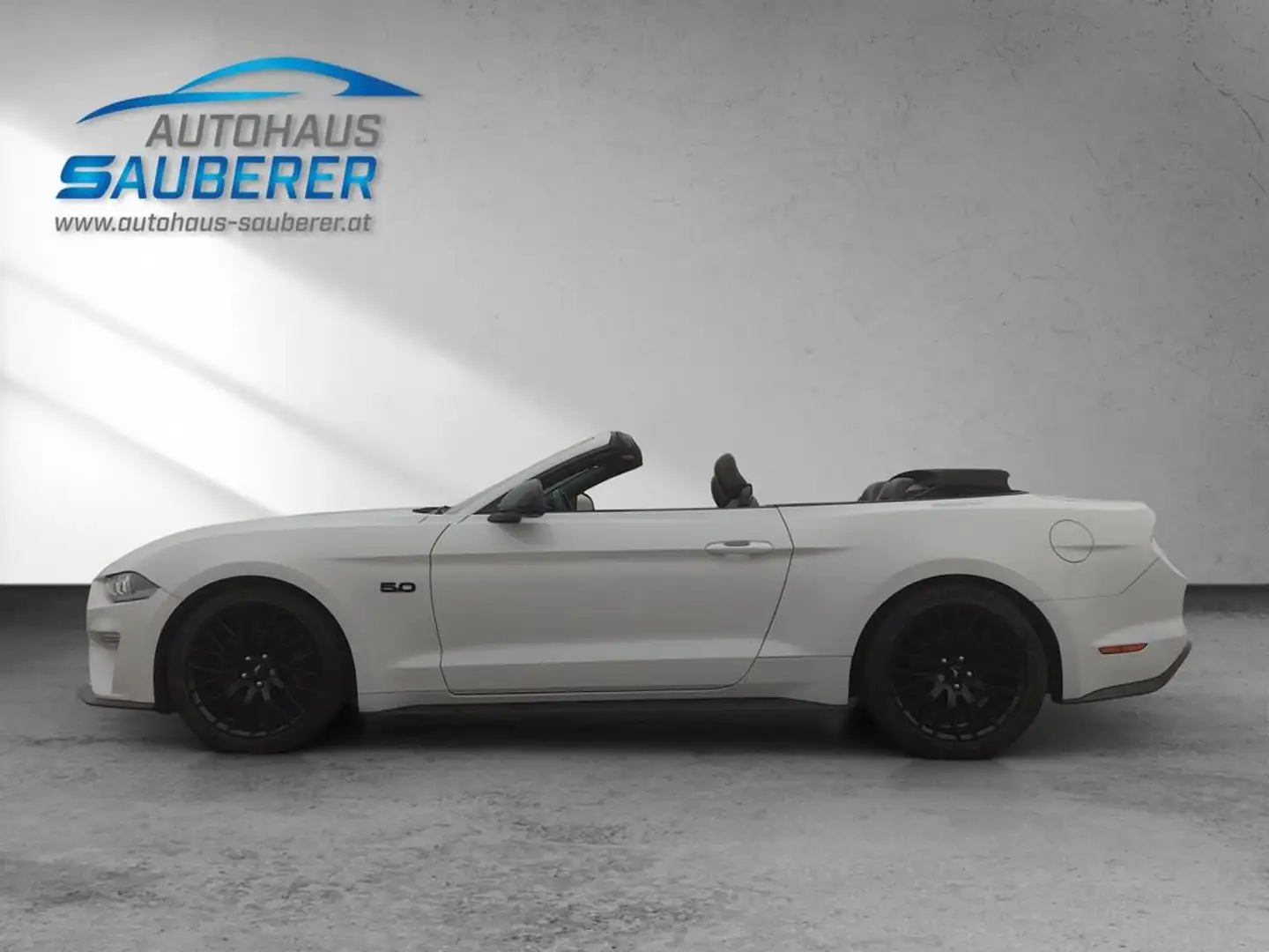 Ford Mustang CABRIO 5,0 V8 GT // PRIVAT-VERKAUF // Blanc - 2