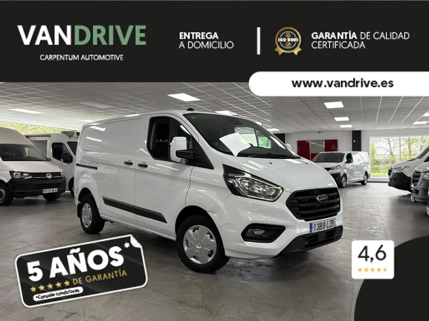 Ford Transit Custom 2.0 TDCI TREND 130 CV Weiß - 1