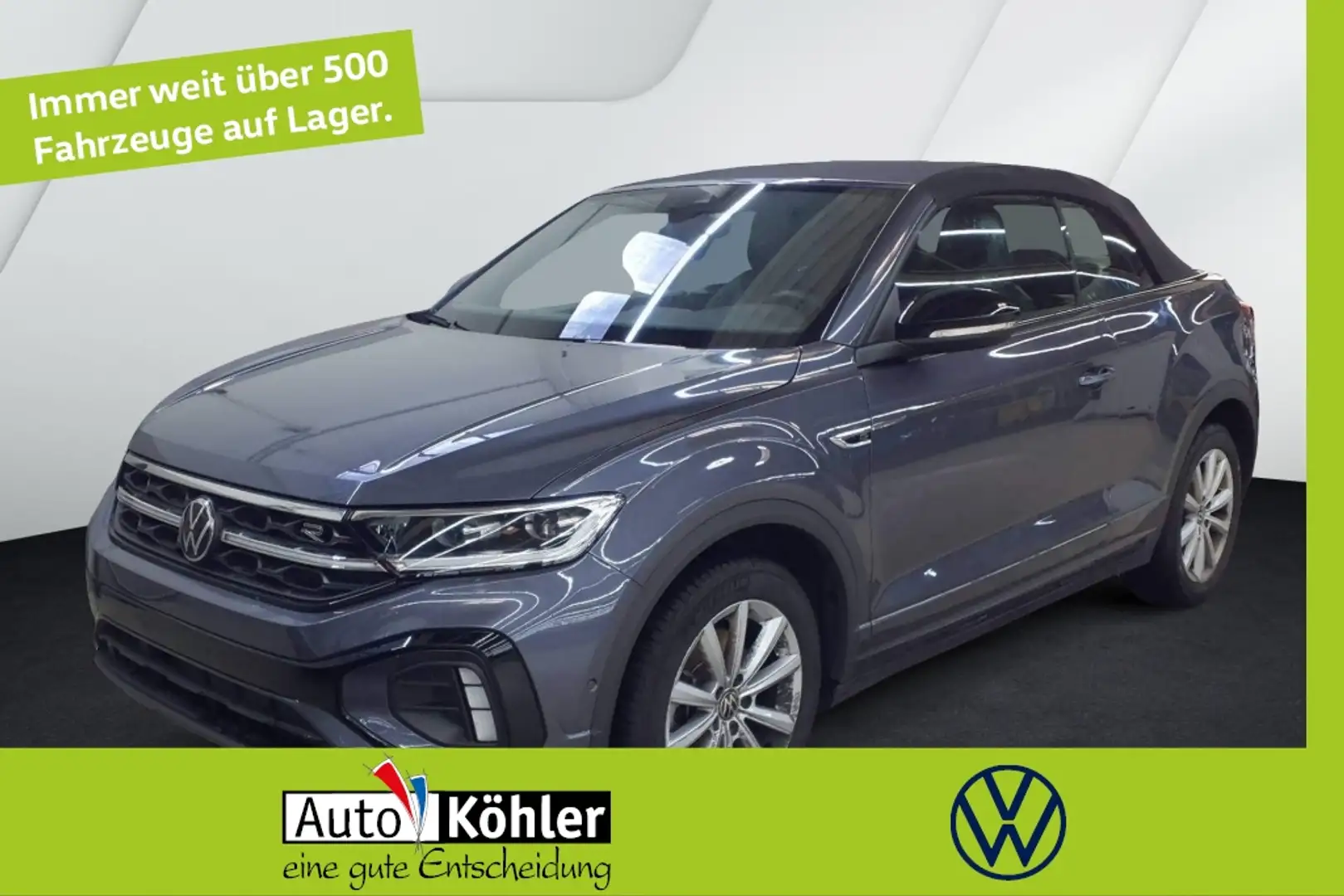 Volkswagen T-Roc Cabriolet R-Line TSI DSG Matrix/CarPlay Grau - 1