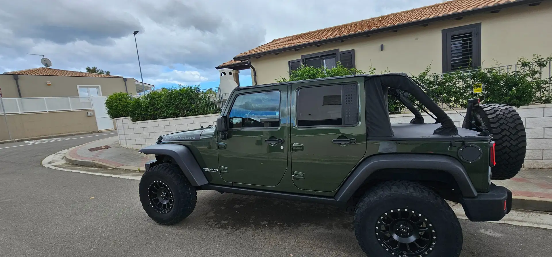 Jeep Wrangler Wrangler 2007 Unlimited Unlimited 2.8 crd Rubicon Verde - 1