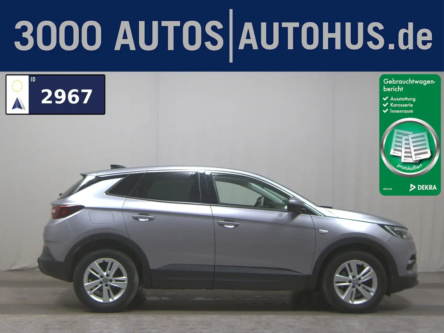 Opel Grandland X 1.5 D Business Ed. Navi LED AHK 360° Grau - 1