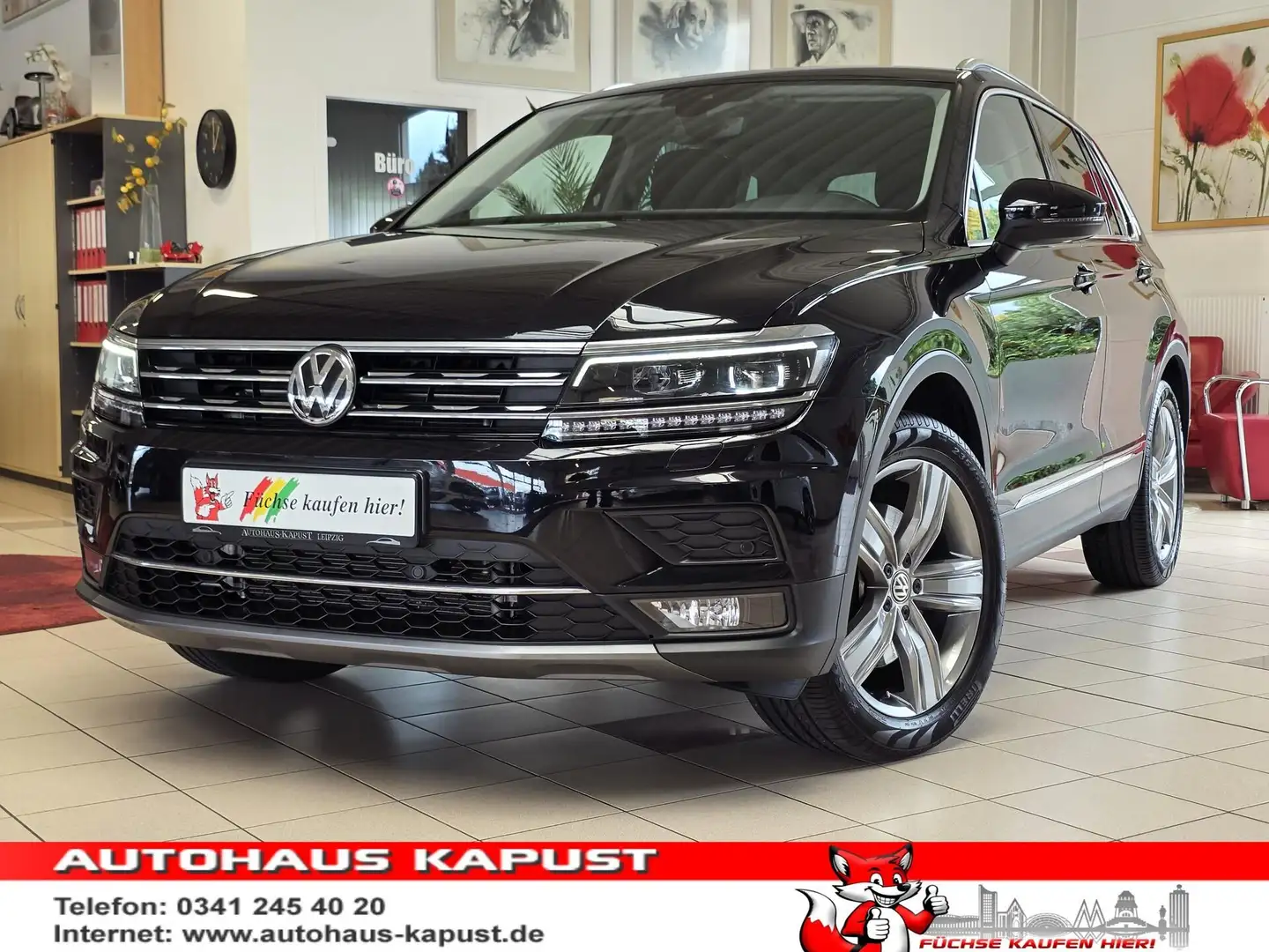 Volkswagen Tiguan 2.0 TSI DSG Highline 4M/LED/Navi/Ahk/ Noir - 1