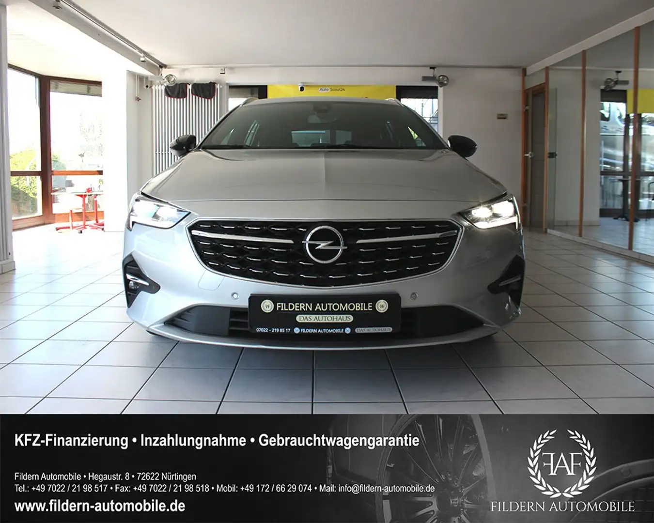 Opel Insignia ST 2.0T Elegance*LED*NAVI*CARPLAY*TEMPOMAT*T-LEDER Grau - 2