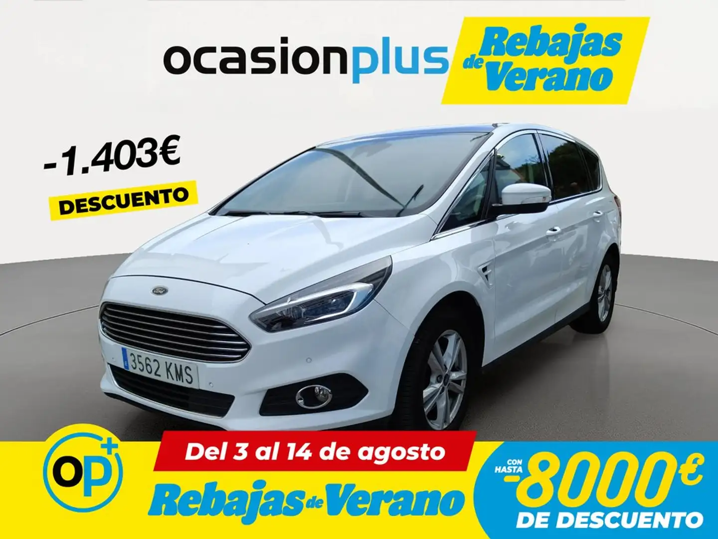 Ford S-Max 1.5 EcoBoost Titanium Blanco - 1