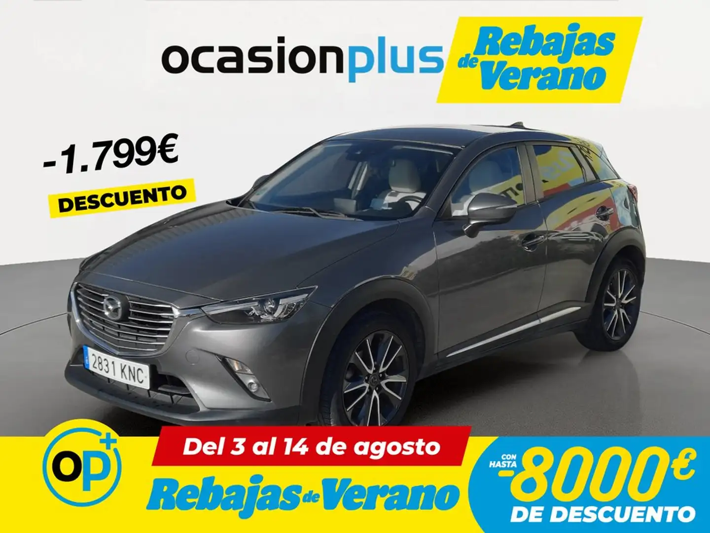 Mazda CX-3 2.0 Luxury Pack White 2WD 120 Gris - 1