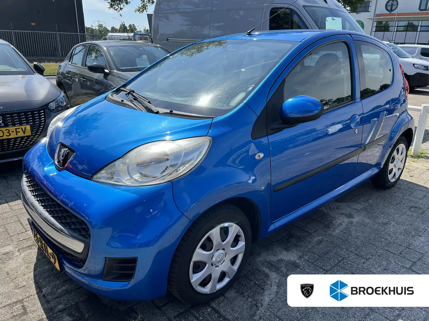 Peugeot 107 1.0 XS | Airco | Radio/CD | AUX | Metallic | Blauw - 1
