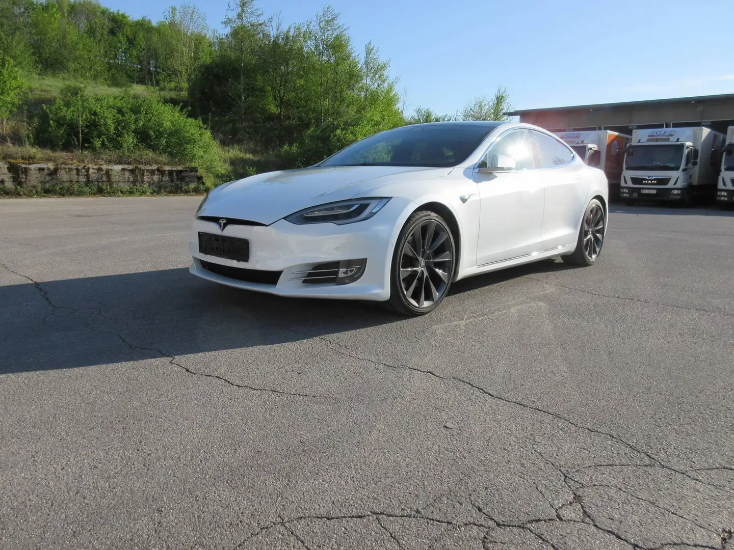 Tesla Model S Model S 100D 100kWh (mit Batterie) Weiß - 1