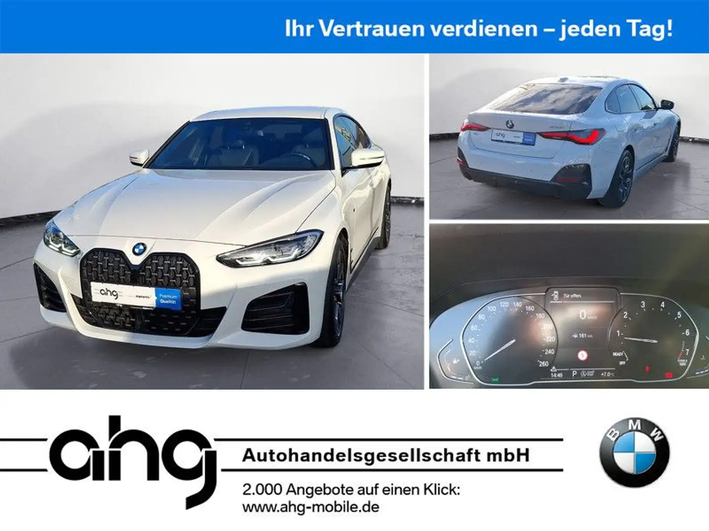 BMW 420 M SPORT Sport Aut. Sitzheizung K Weiß - 1