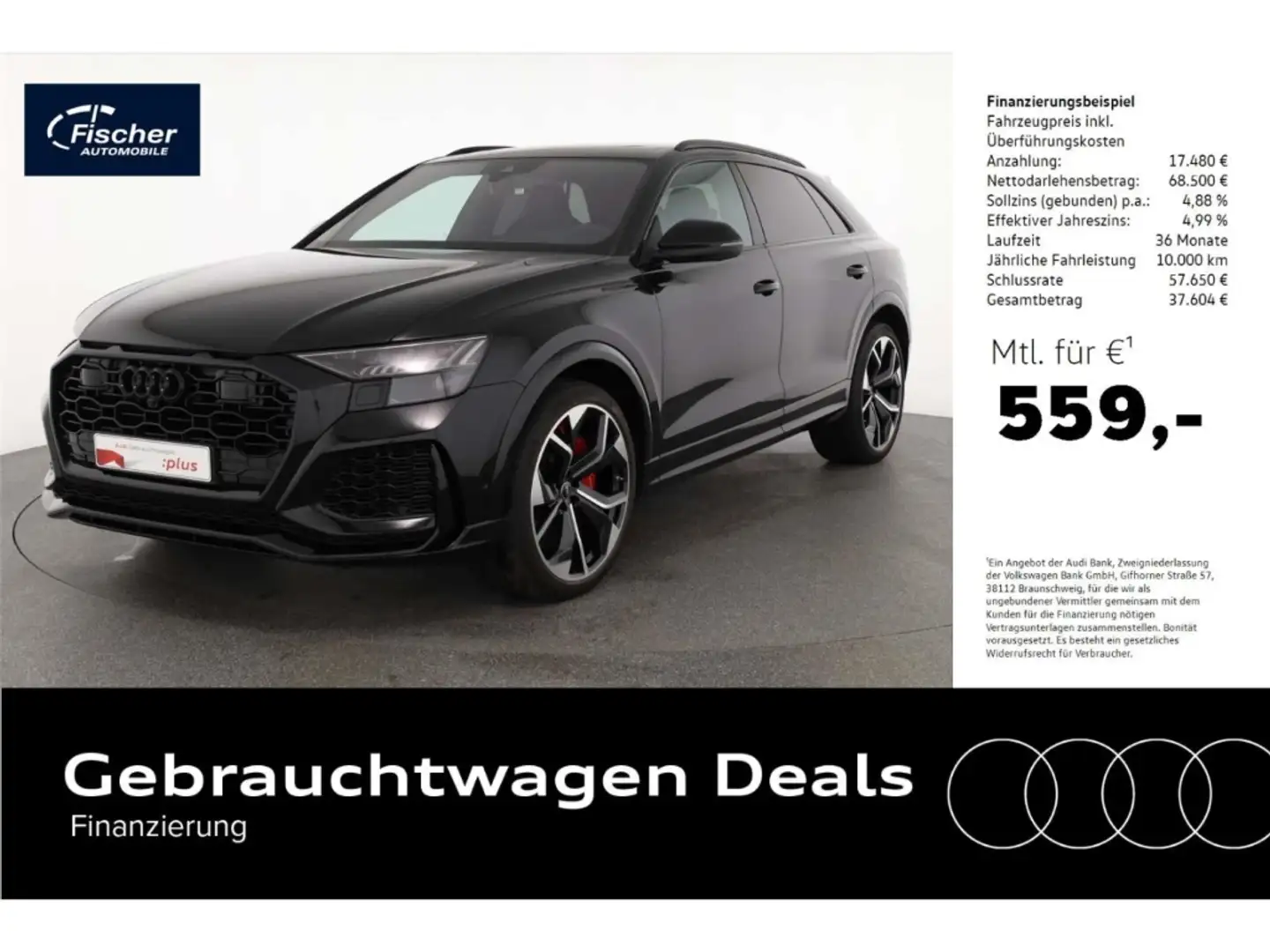 Audi RS Q8 TFSI quattro Dynamikpaket plus AHK/P-Dach Schwarz - 1