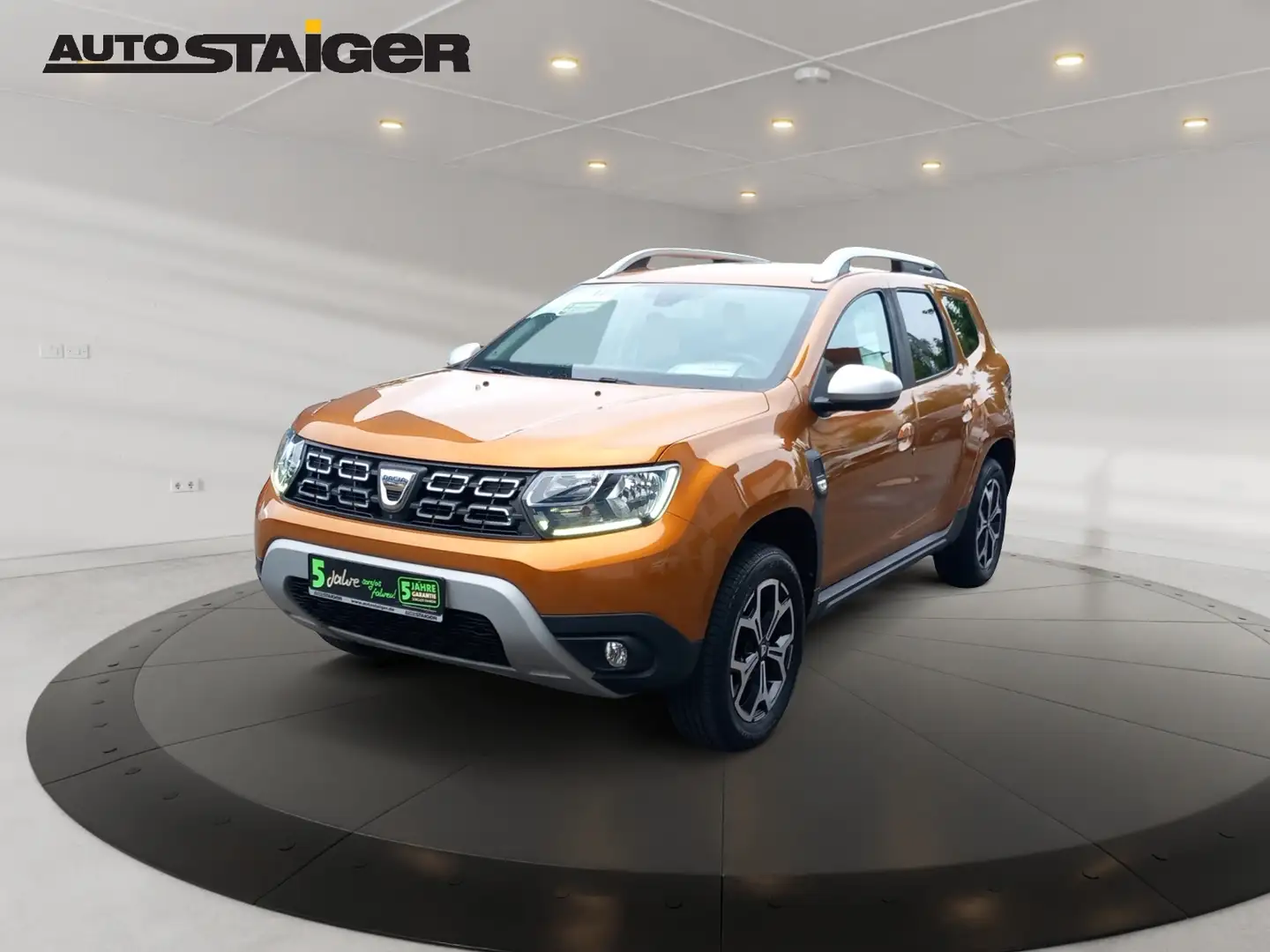 Dacia Duster II 1.6 SCe 115 Prestige Navi, SHZ, Leder, Orange - 2