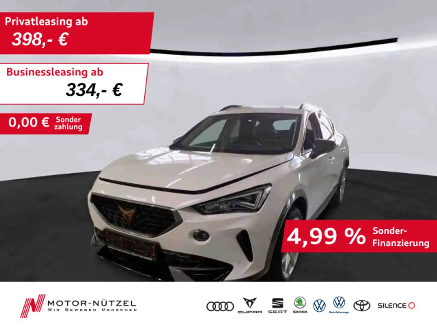 CUPRA Formentor 2.0 TDI DSG 4D LED+ACC+NAV+APP+SHZ+PDC Weiß - 1