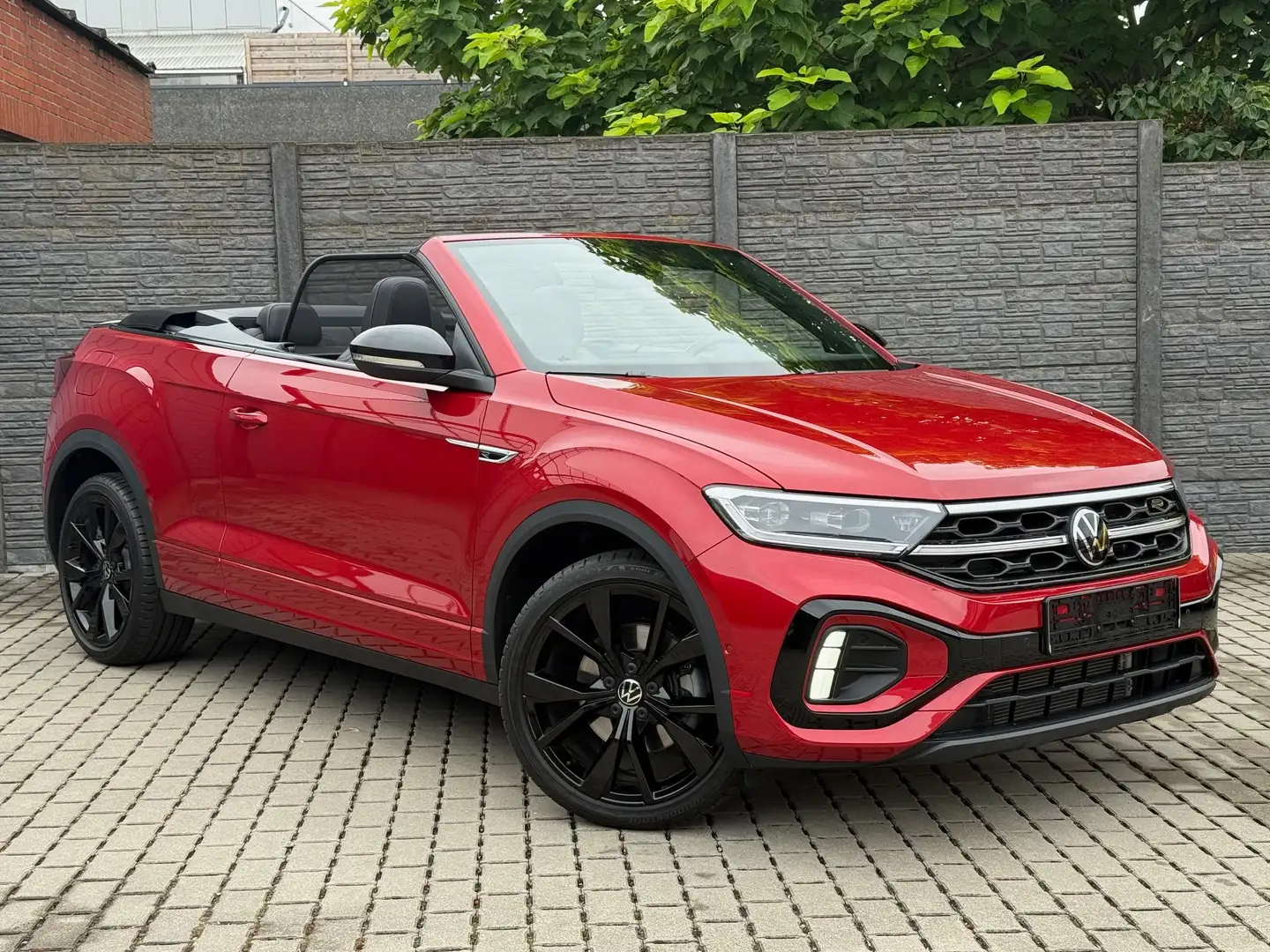 Volkswagen T-Roc Cabriolet 1.5 TSI DSG R-Line "Black Pack/Camera" Rouge - 1