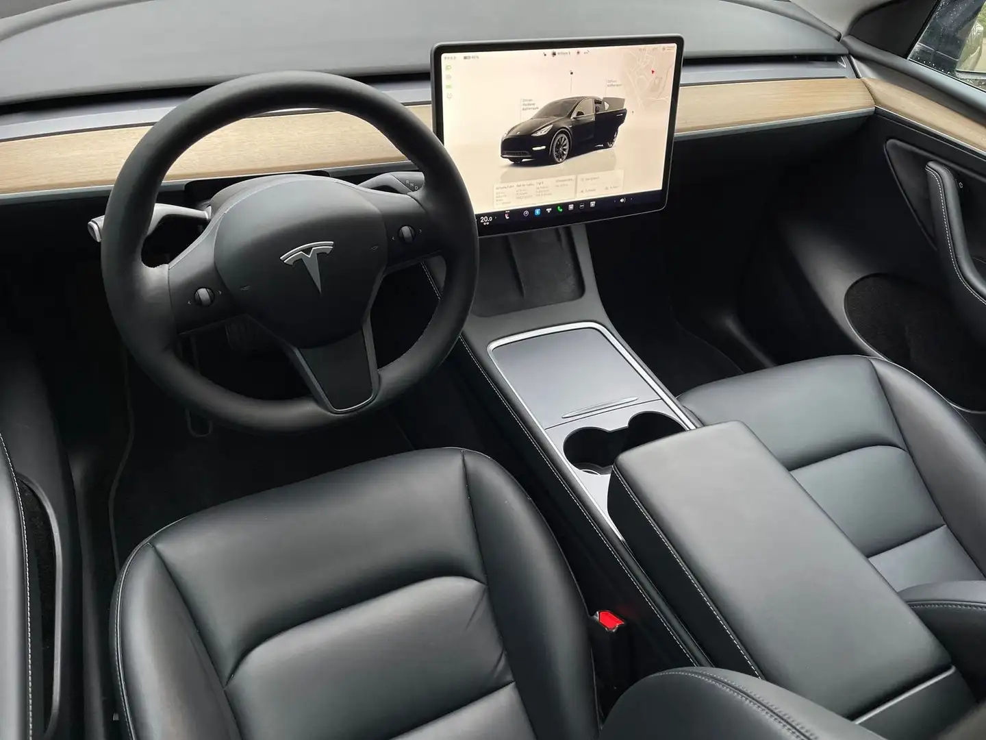 Tesla Model Y Long Range Dual AWD FSD AHK 8fachbereift Noir - 2