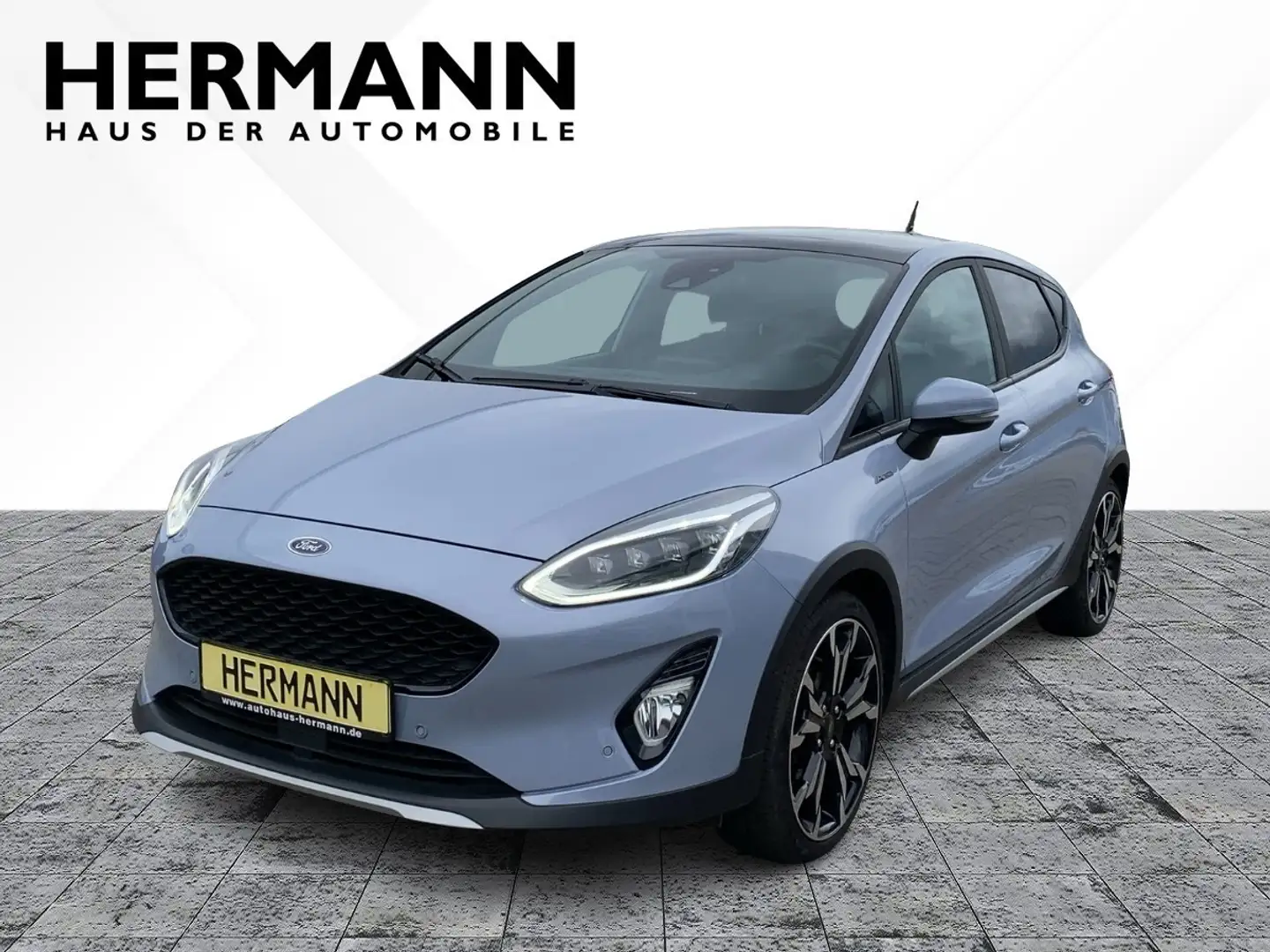Ford Fiesta 1.0 EcoBoost M-Hybrid Active X *LED*NAVI Bleu - 1