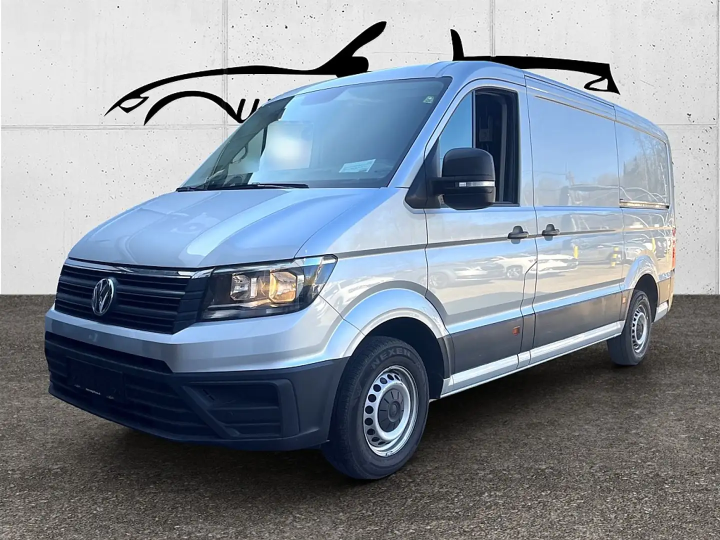 Volkswagen Crafter Crafter 35 Kasten MR L3H2 TDI PDC, Sitzheizung,... Silber - 1