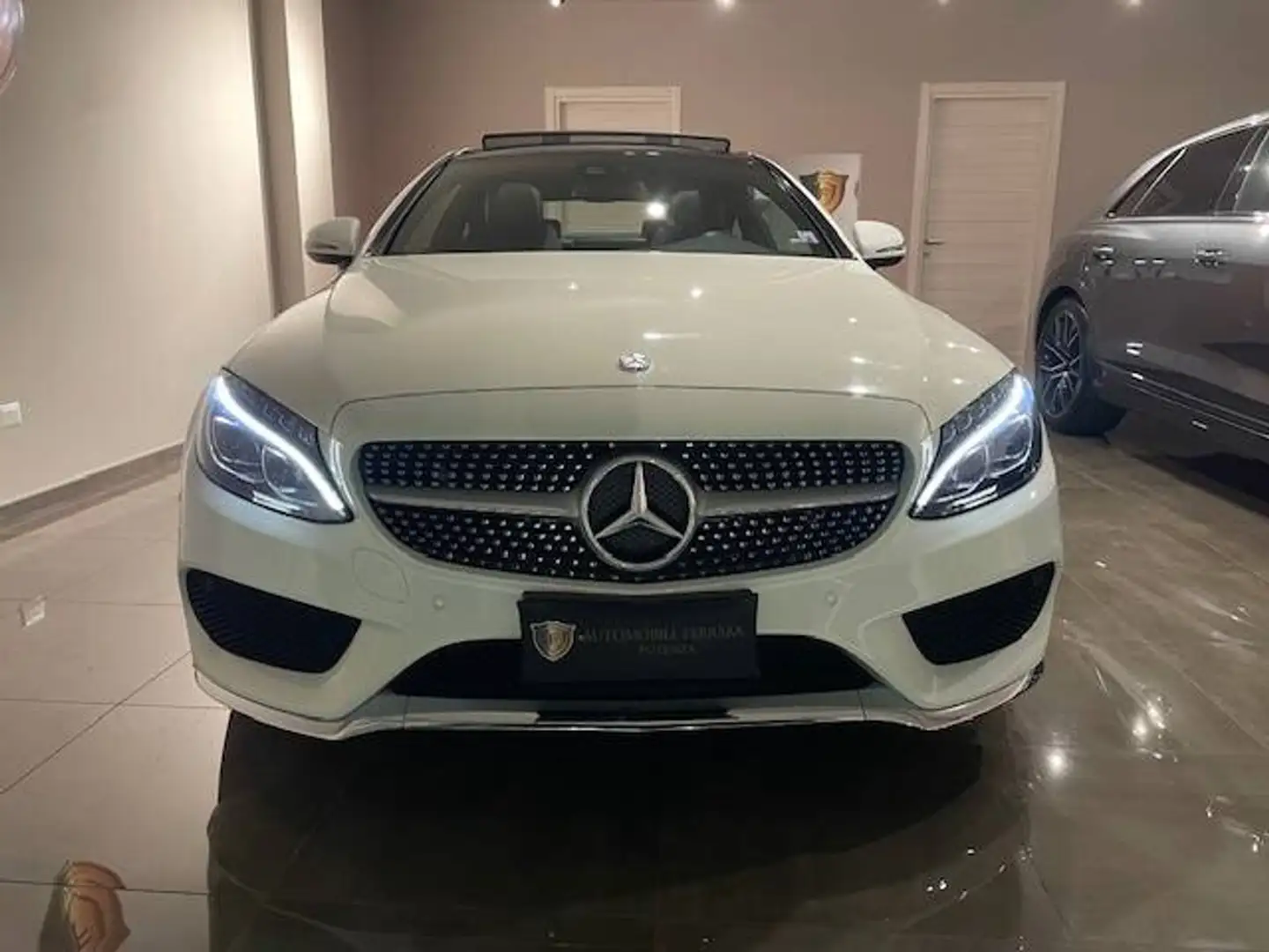 Mercedes-Benz C 220 220 d Premium auto Bianco - 2