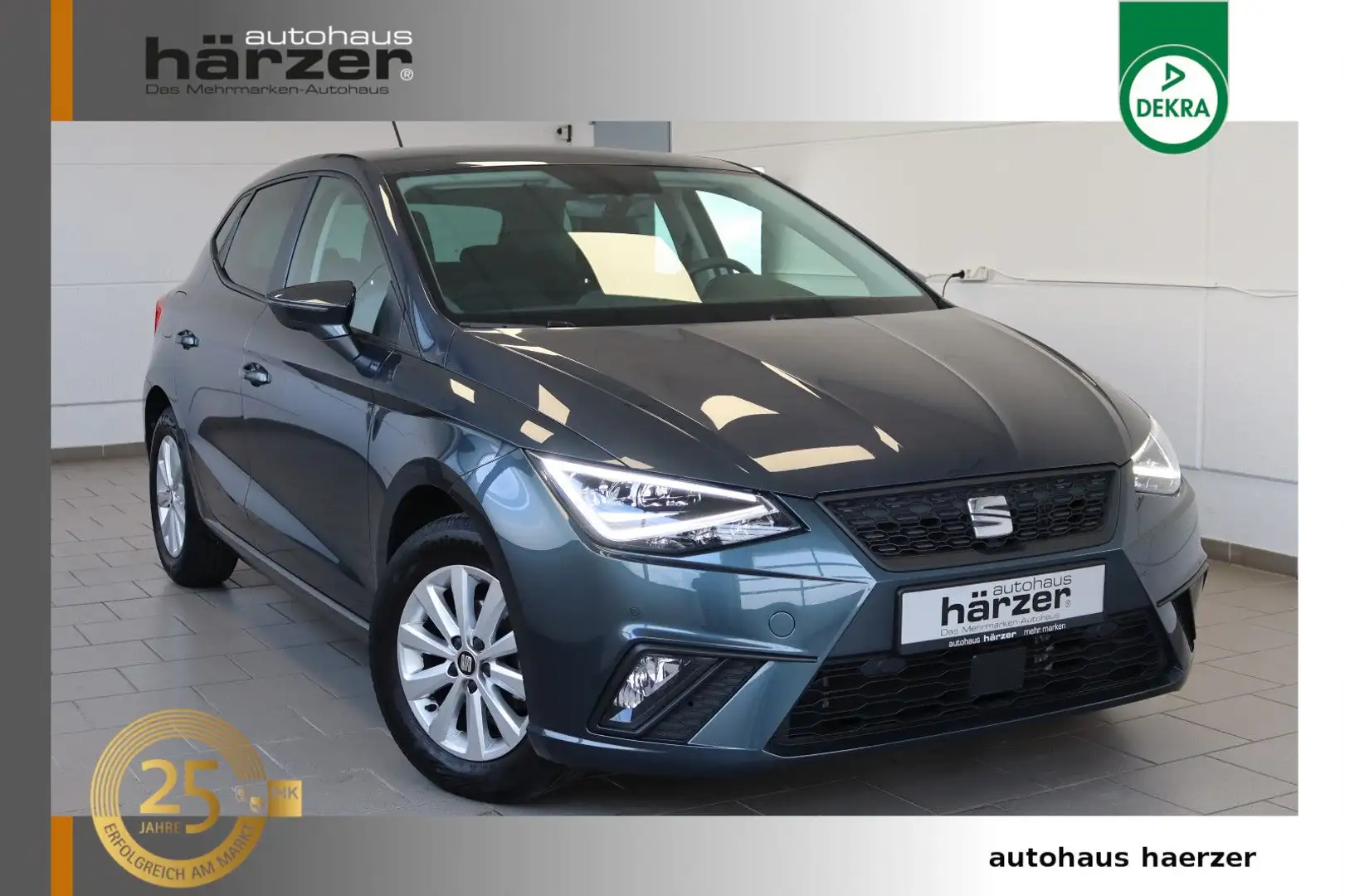 SEAT Ibiza Style 1.0TSI *LED*NAV*RFK*PDC*AAC*CarPlay* Grijs - 1