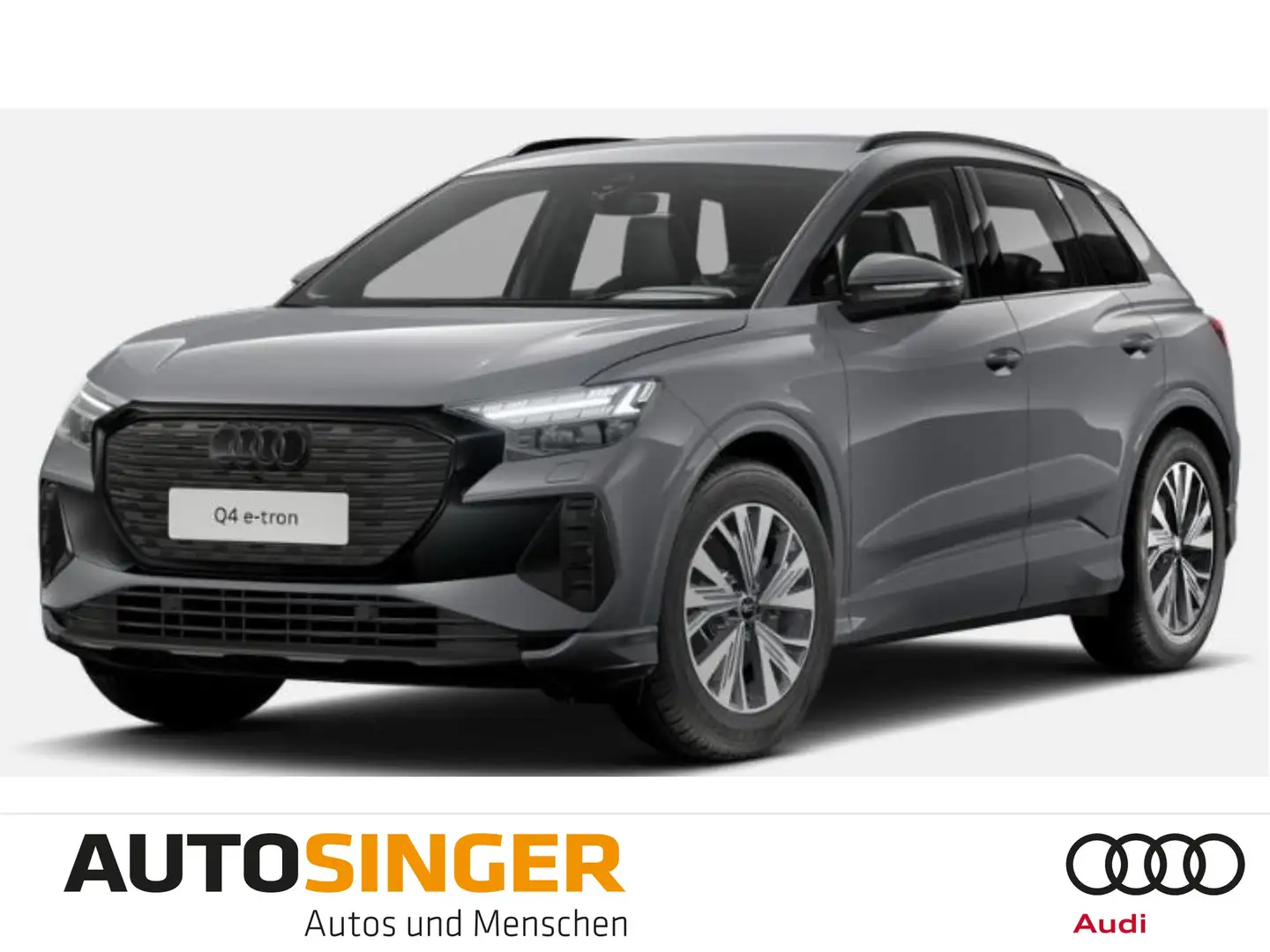 Audi Q4 e-tron 45 qu OPTIK*WÄRME*AHK*CAM*ACC*MATRIX Grau - 1