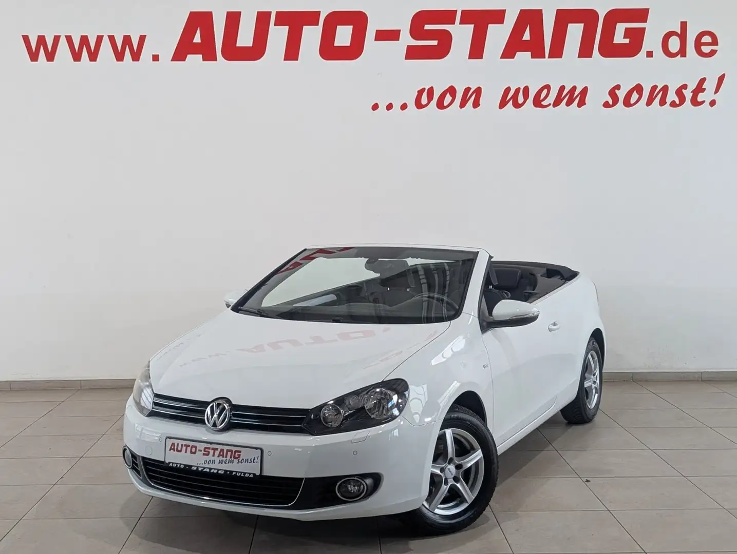 Volkswagen Golf VI Cabriolet Cup*WINDSCHOTT+SH+NAVI+15"LMF* Blanc - 2
