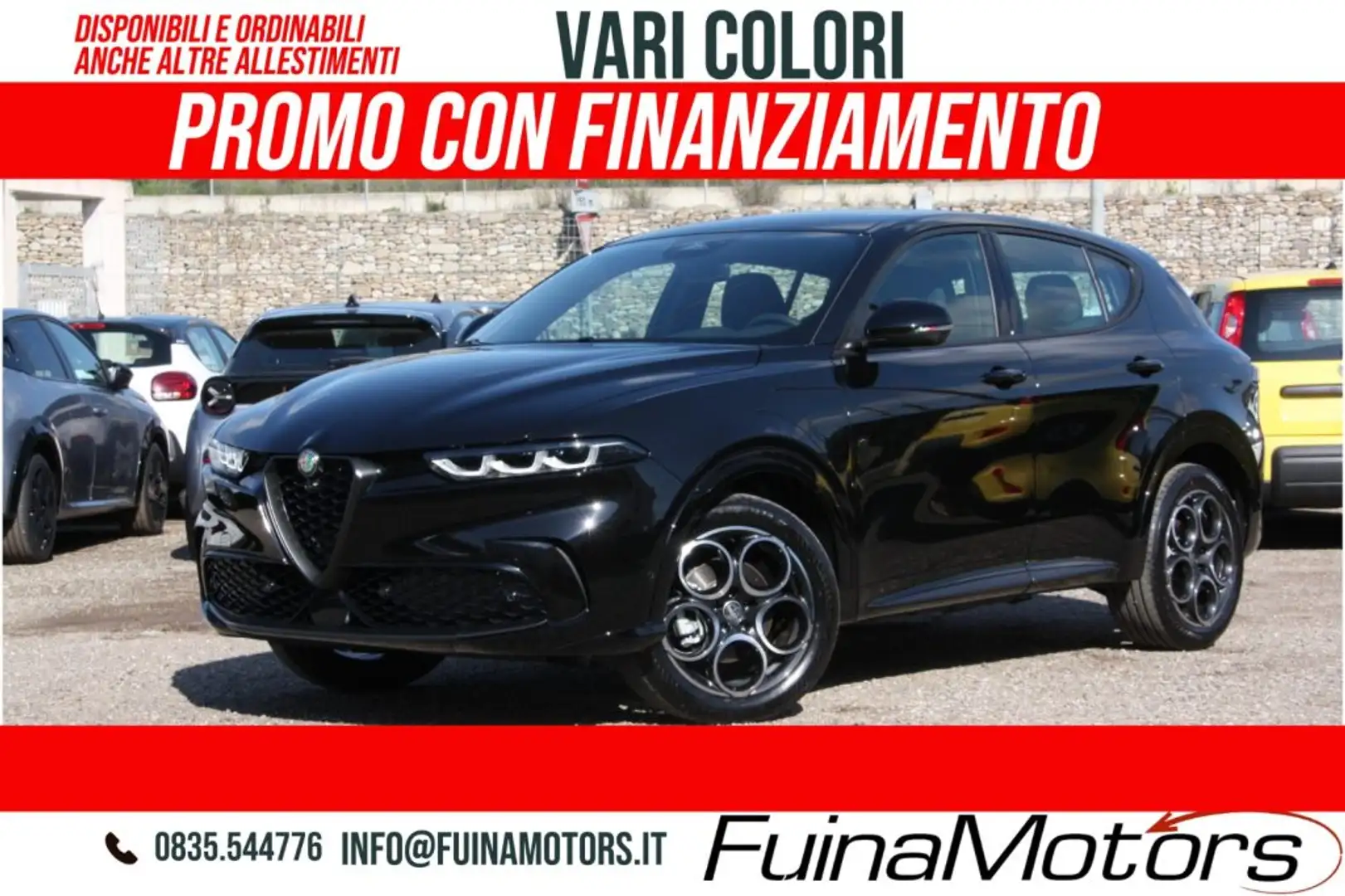 Alfa Romeo Tonale 1.6 diesel 130 CV TCT6 Sprint MY 25 NUOVO Nero - 1
