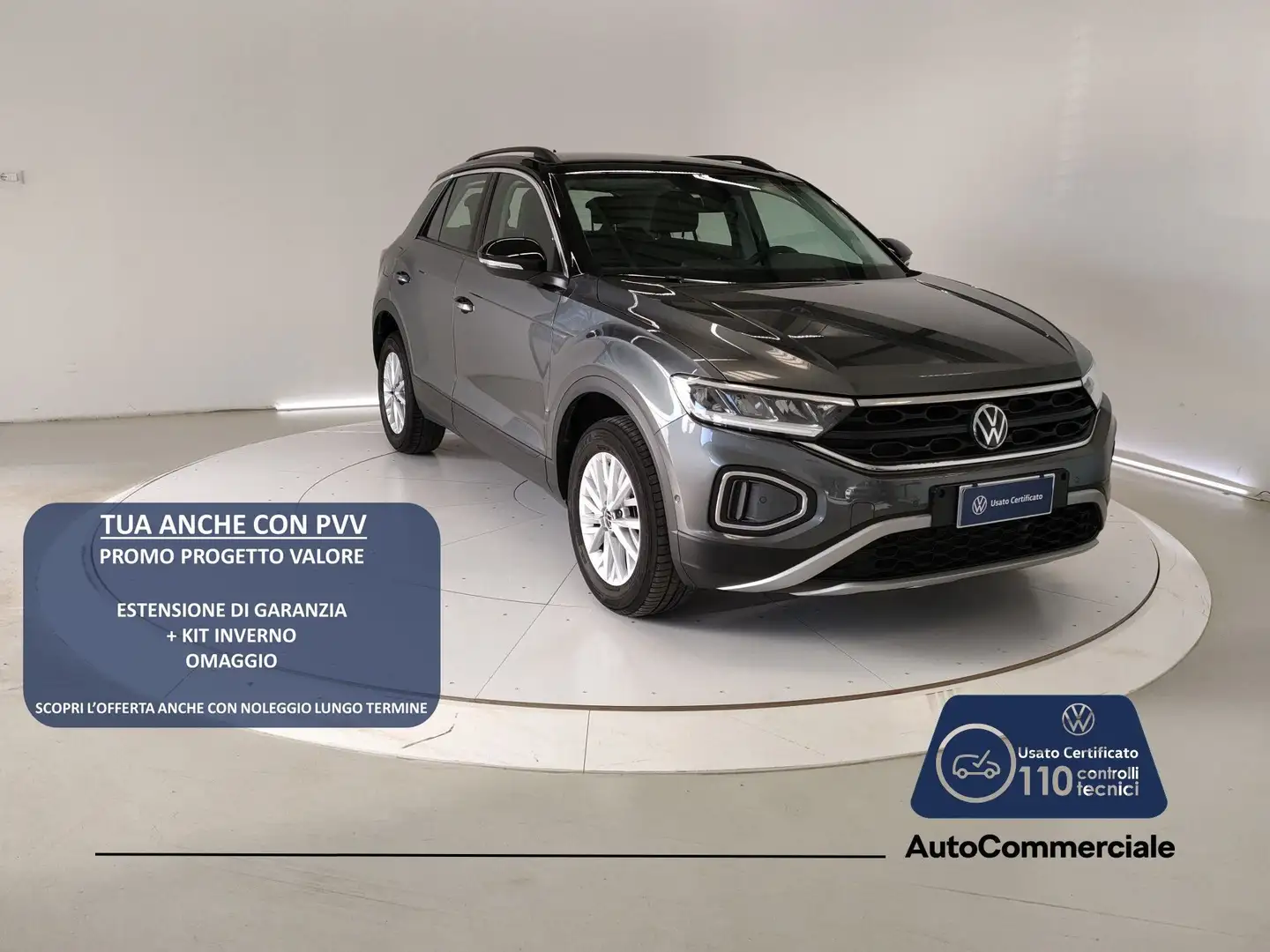 Volkswagen T-Roc T-Roc 2.0 TDI SCR 150 CV DSG Life Grigio - 1