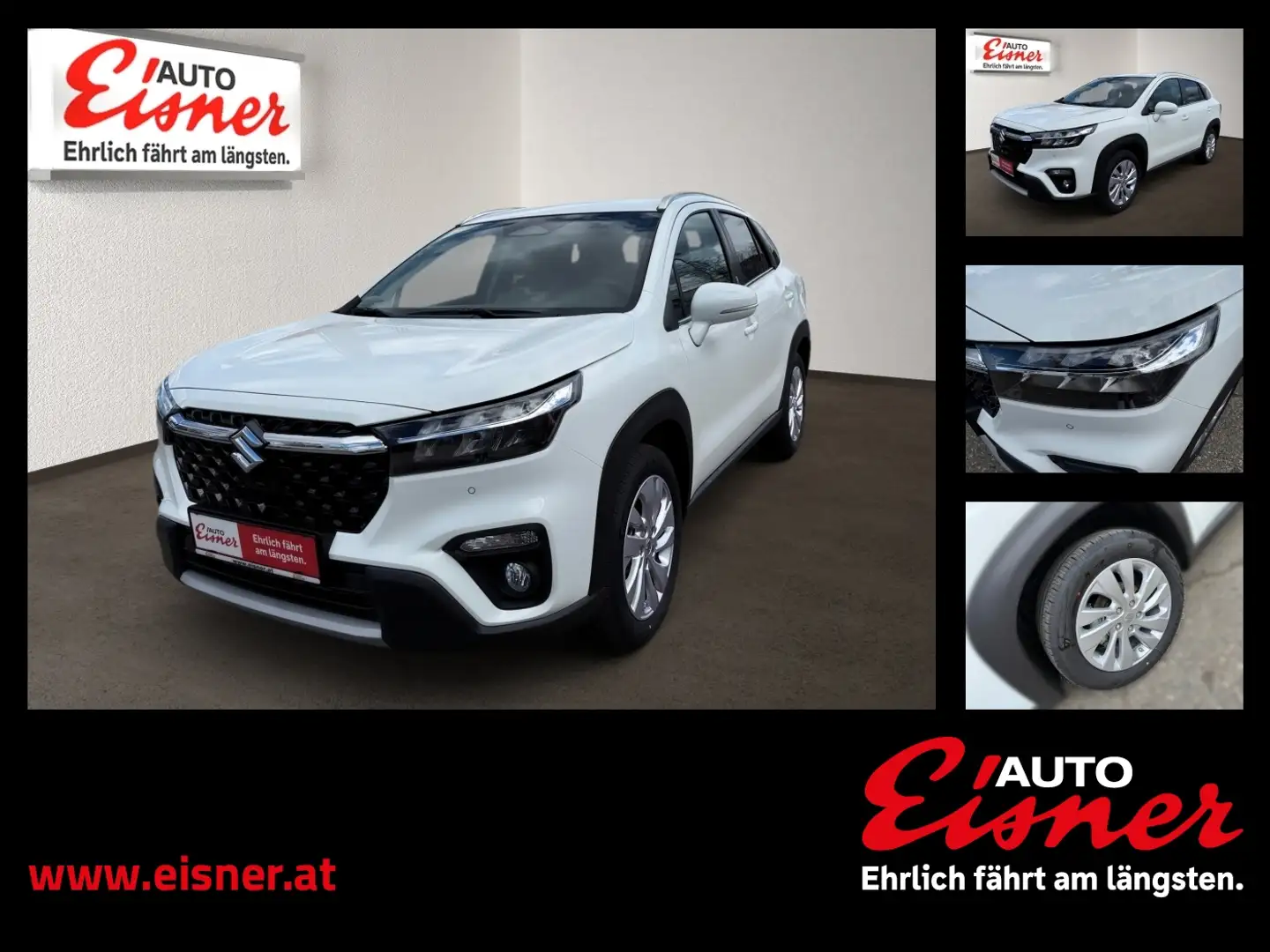 Suzuki S-Cross 1.4 DITC Hybrid shine ABS ESP Weiß - 1