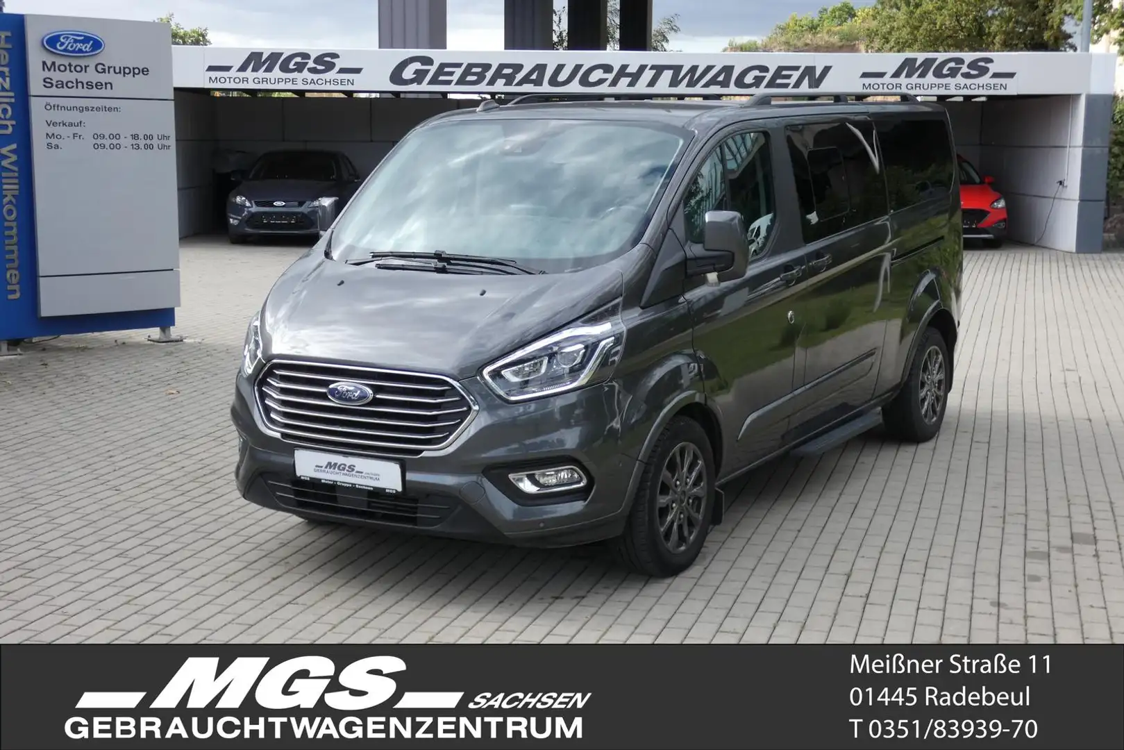 Ford Tourneo Custom 'Titanium X' #ACC #NAVI #AHK #XENON Grau - 1