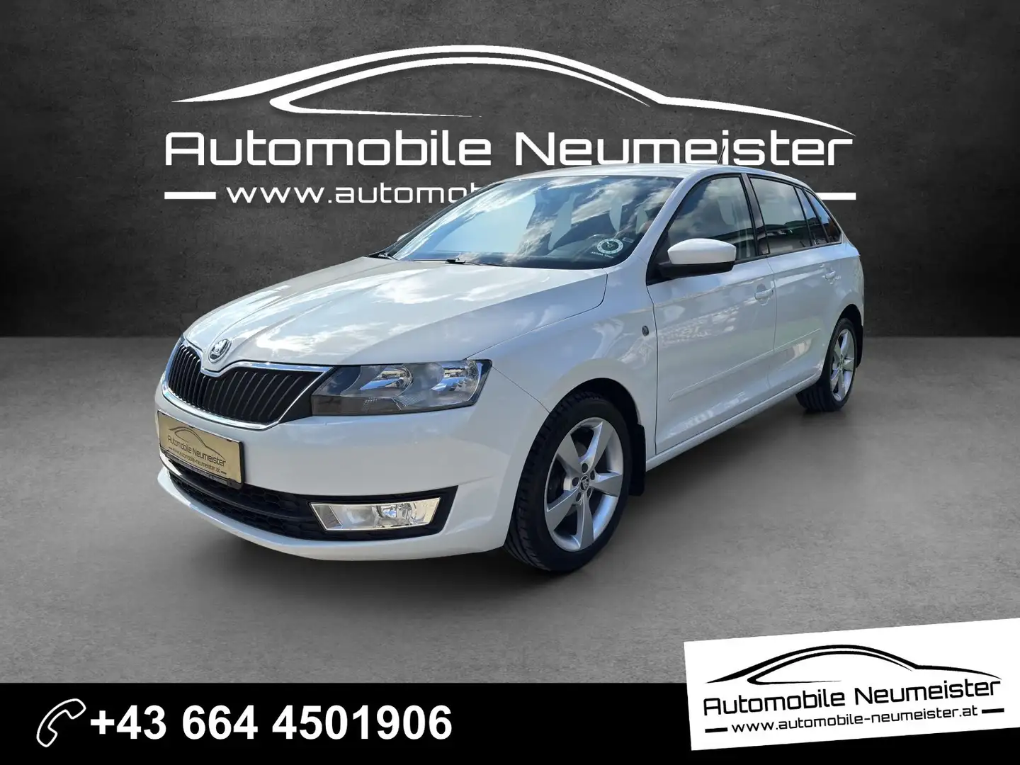 Skoda Rapid/Spaceback Ambition| 1,2 TSI IKlimaautomatik|PDC|Sitzheizung Weiß - 1