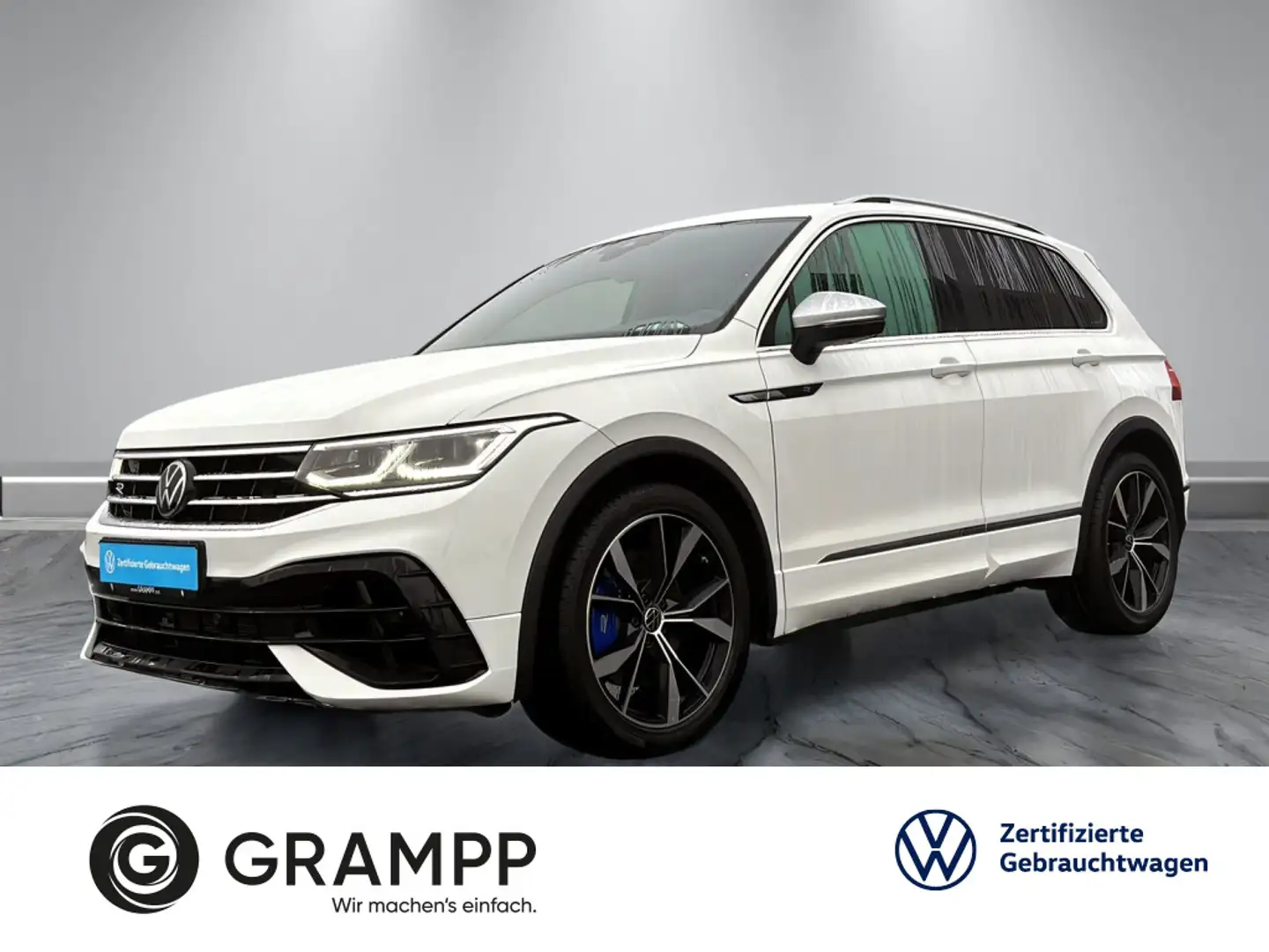 Volkswagen Tiguan "R" +AKRAPOVIC+MATRIX-LED+KAMERA+VIRTUAL+ Weiß - 1