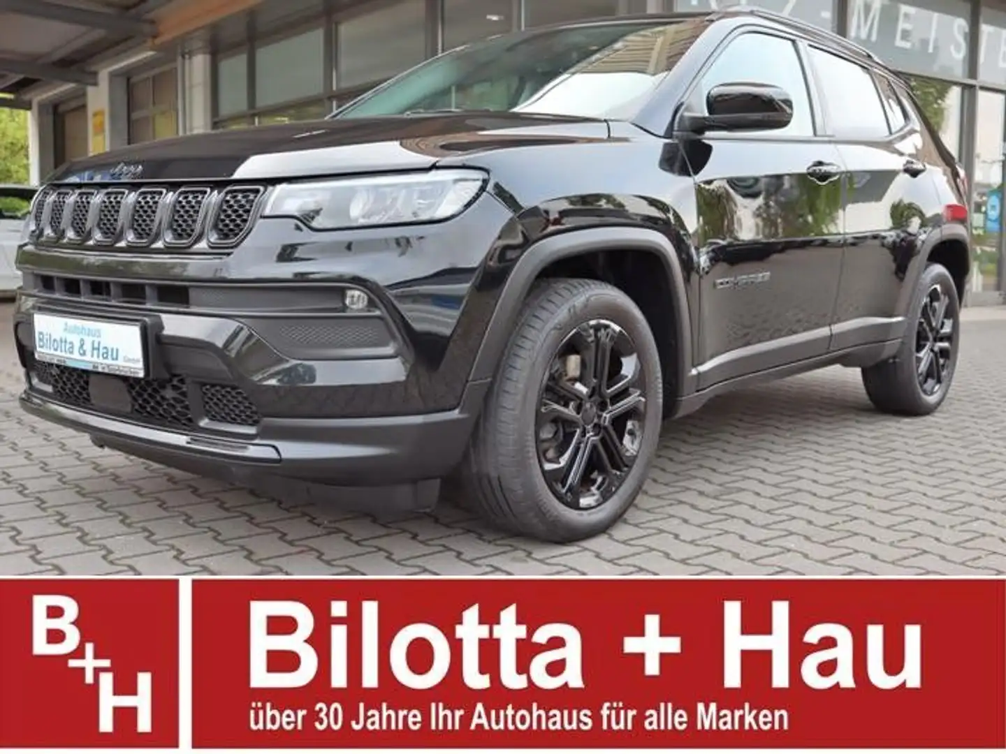 Jeep Compass 1.5 GSE T4 e-Hybrid Night Eagle DKG Schwarz - 1
