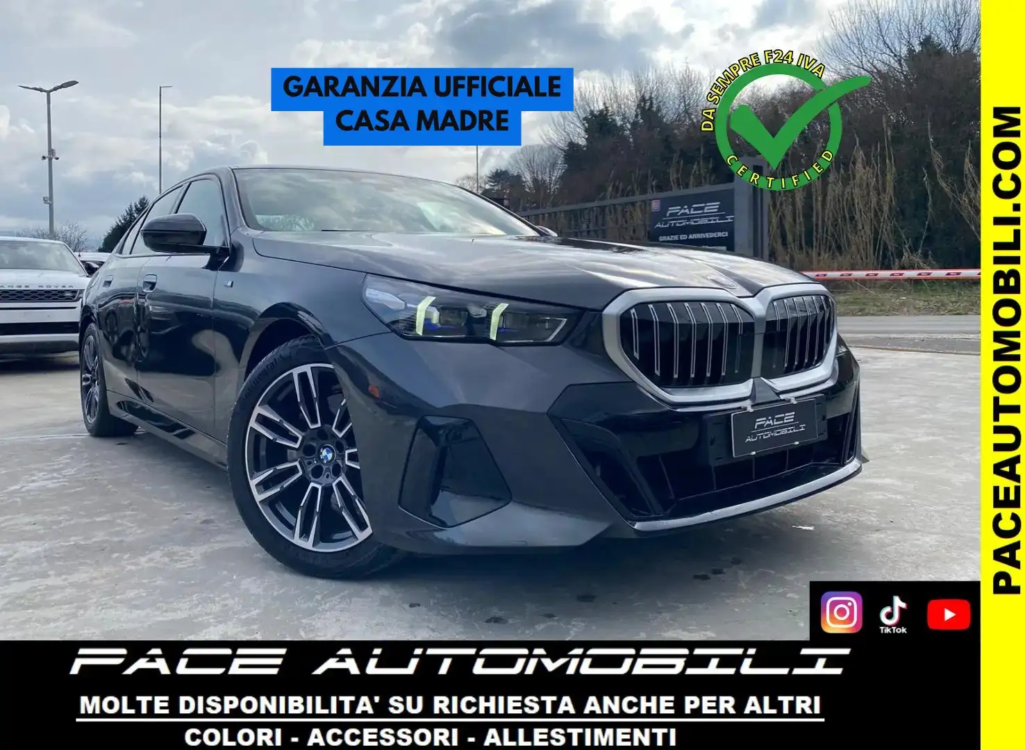 BMW 520 D M SPORT M-SPORT MSPORT LED PDC HUD NAVI ACC 19" Grigio - 1