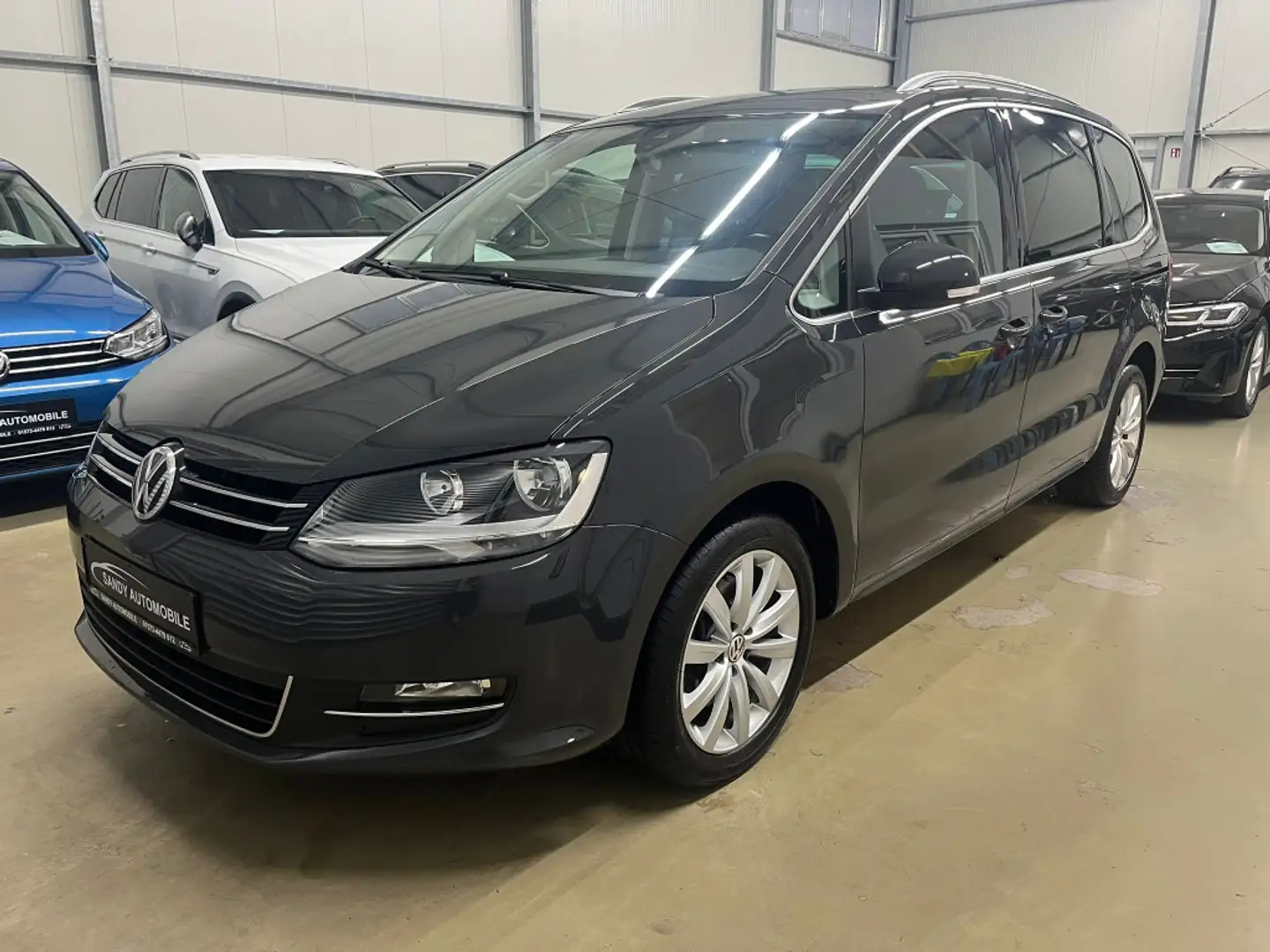 Volkswagen Sharan Highline7.Sitzer AHK ACC E-Tür Kindersitz Gris - 1