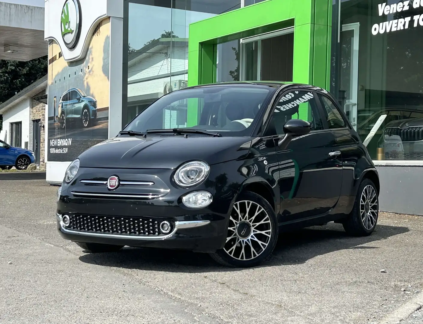 Fiat 500 1.0iMHEV Uconnect•Cruise•Panoramique Noir - 1