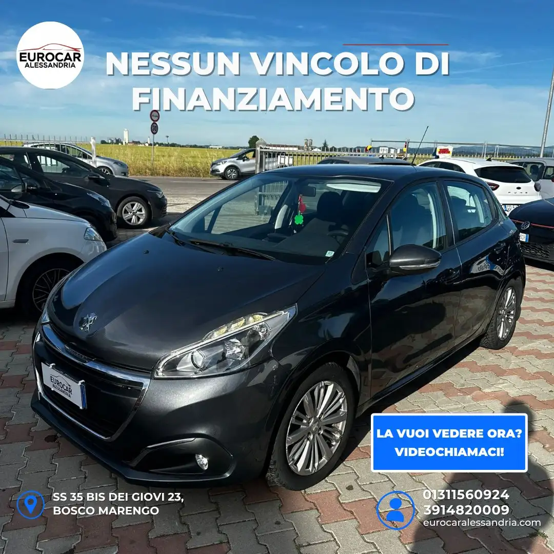 Peugeot 208 5p 1.2 puretech Allure 82cv Grau - 1