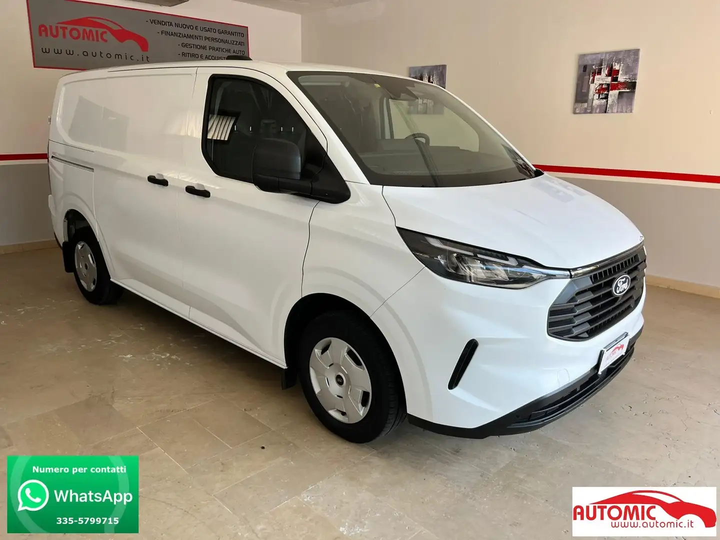 Ford Transit Custom 2.0 EcoBlue 136 CV Automatico 8 Marce Trend Blanc - 1
