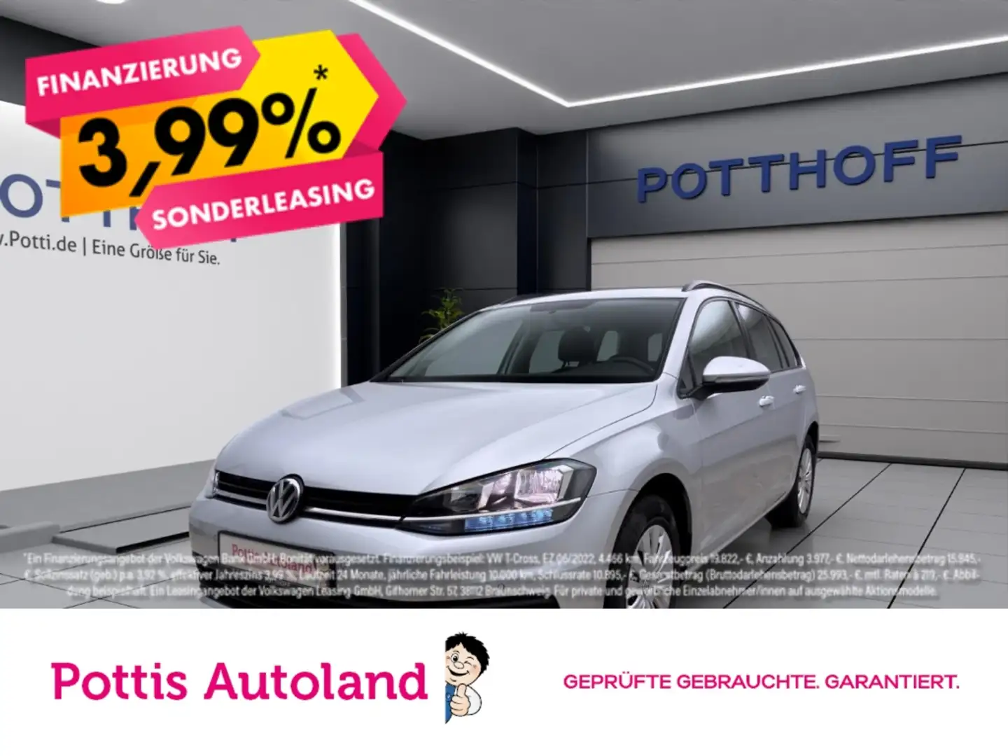 Volkswagen Golf Variant 1.0 TSI KLIMA PDC NAVI Plateado - 1