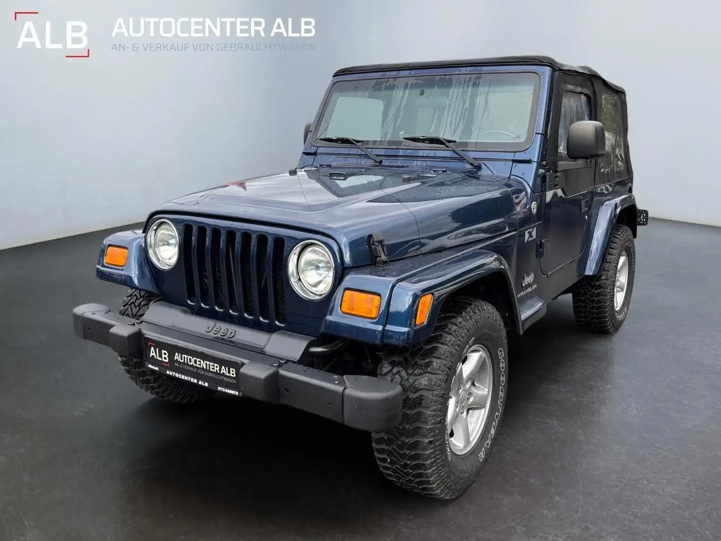 Jeep Wrangler 4.0 Sport/4X4/6 GANG/TÜV NEU/TEMPOMAT/ Blau - 1