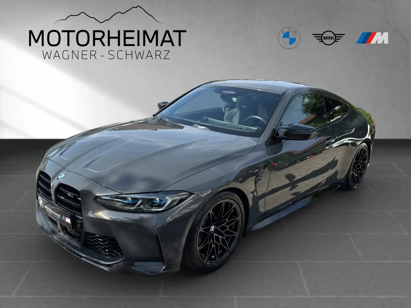 BMW M4 Competition M xDrive Coupé Carbon 360° ACC Laser Gris - 1