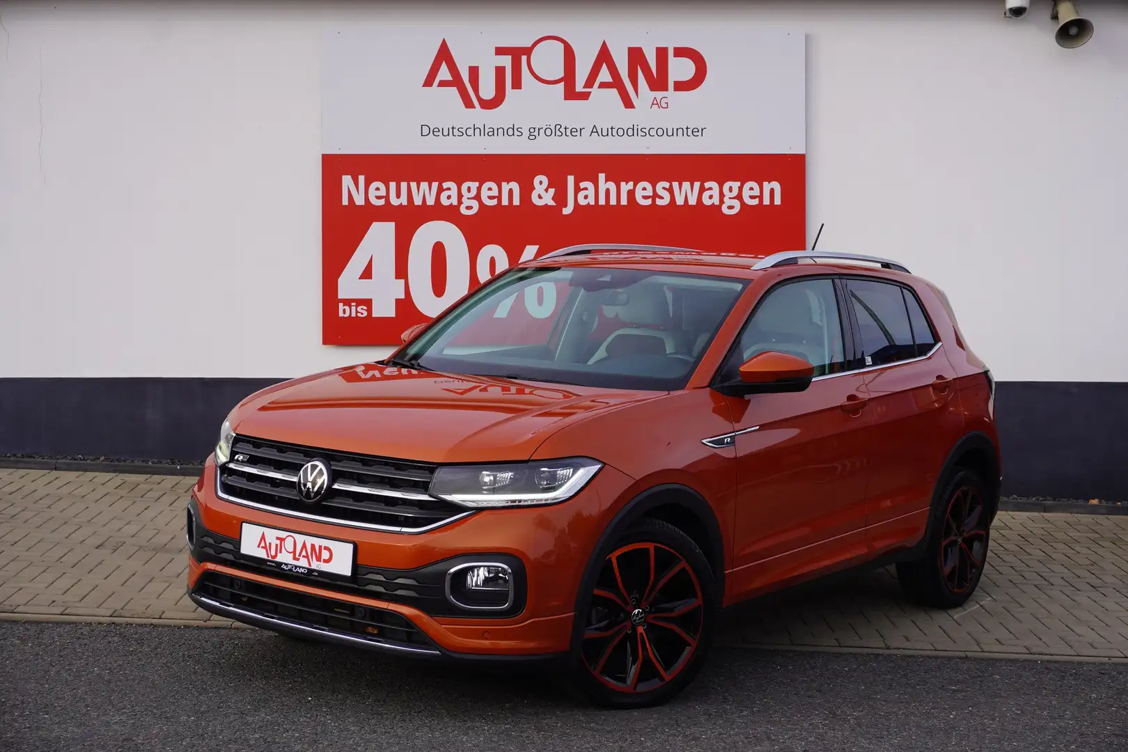 Volkswagen T-Cross 1.0 TSI DSG R-Line LED Navi Kamera Orange - 2