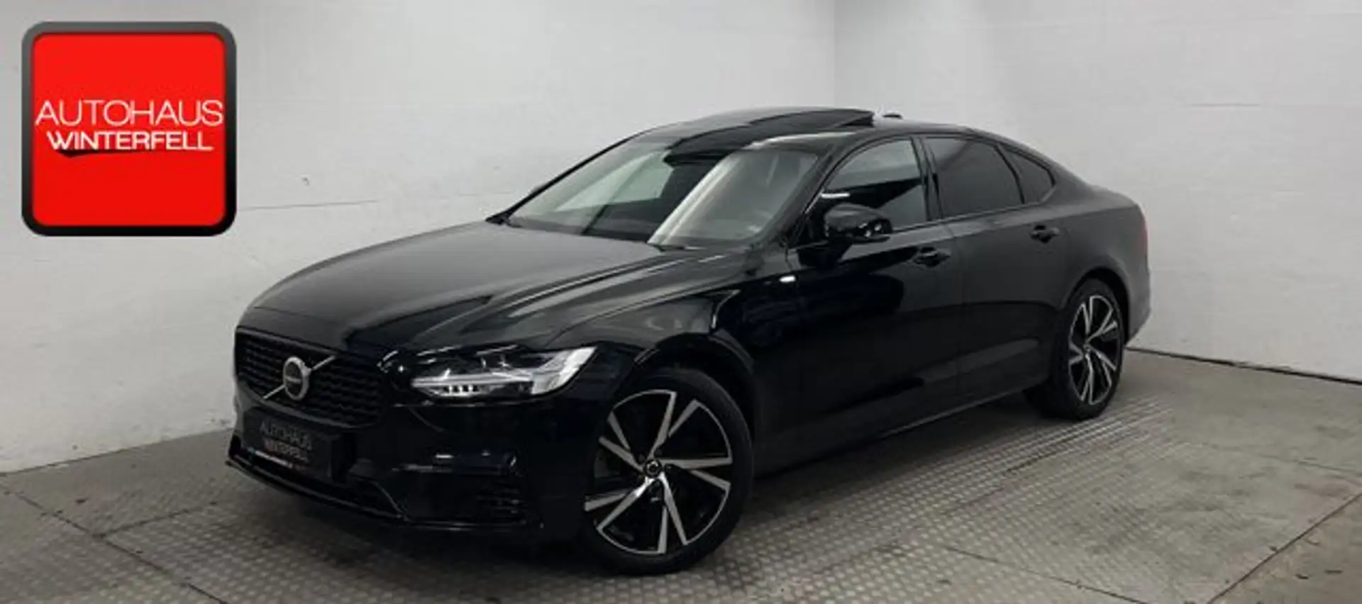 Volvo S90 T8 ULTIMATE DARK RECH AWD GSD+B&W+LUFT+MEMO+ Noir - 1