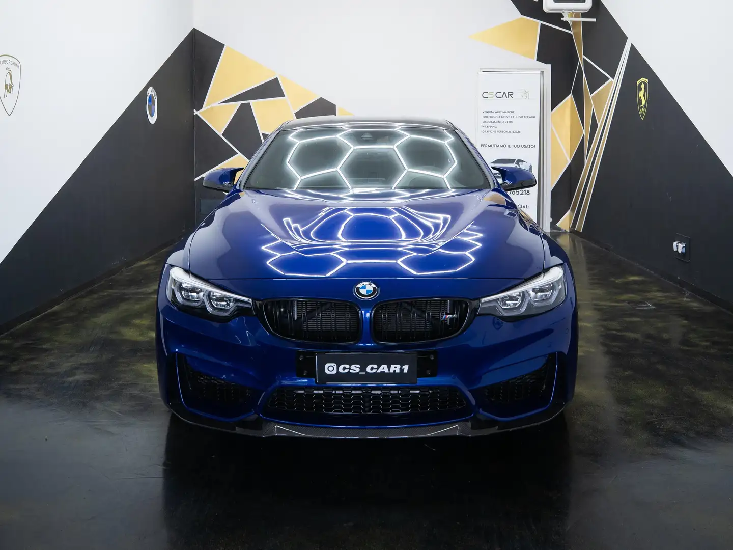 BMW M4 M4 Coupe 3.0 CS dkg CARBOCERAMICA Blau - 2