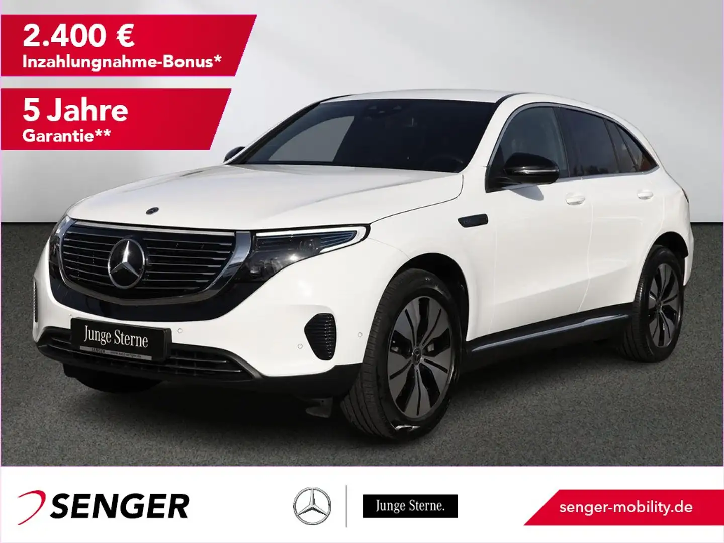 Mercedes-Benz EQC 400 4M Multibeam Rückfahrkamera MBUX AMG-Int Blanc - 1