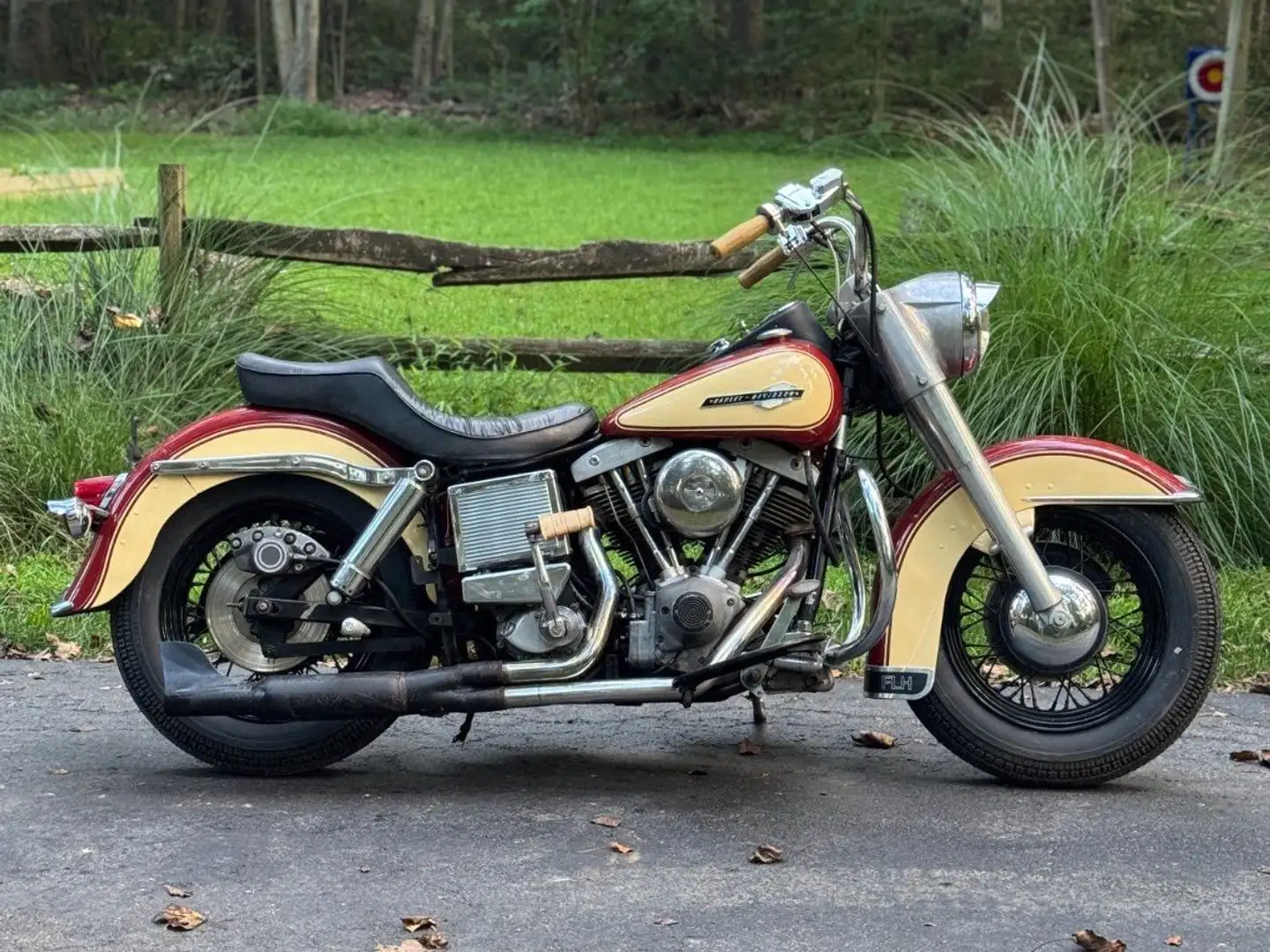 Harley-Davidson Early Shovel FLH Rouge - 2