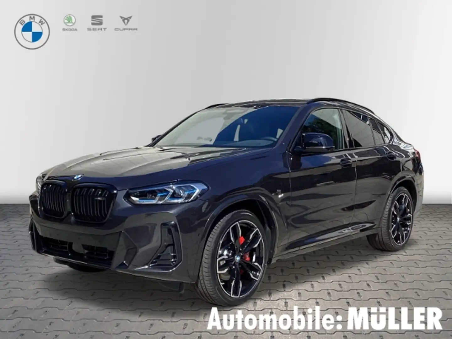 BMW X4 M40d Klima Navi Pano AHK RFK HuD Alarm Sitzhzg Grau - 1