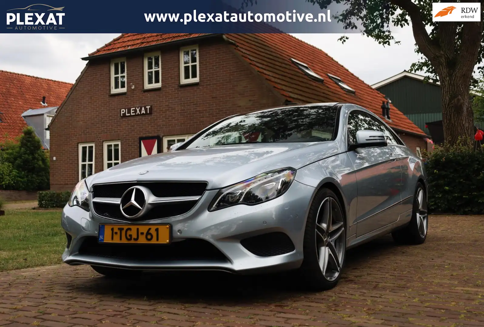 Mercedes-Benz E 200 Coupé Ambition Sport Aut. | Facelift | Panorama | Grijs - 1